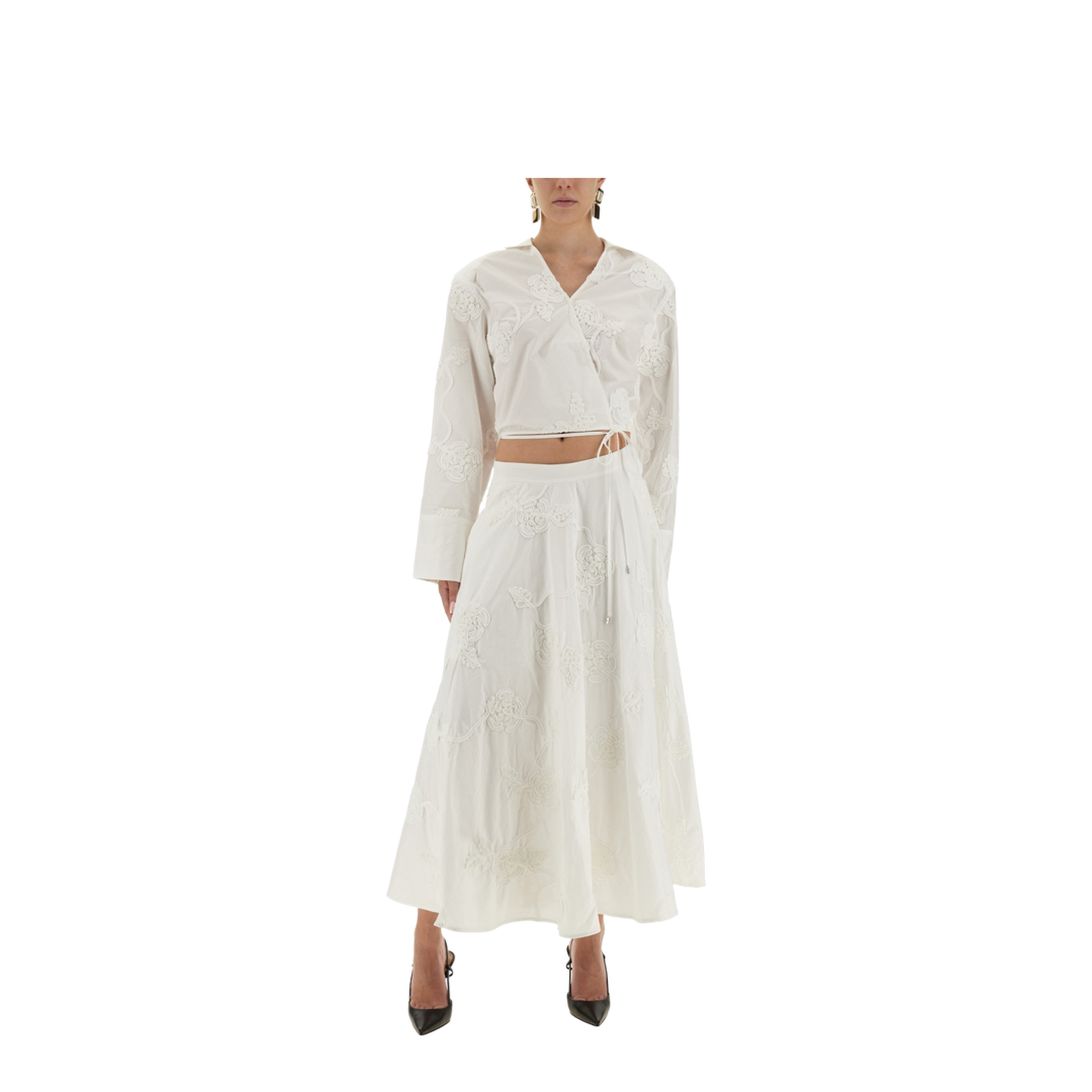 Wrap-Around Shirt Top