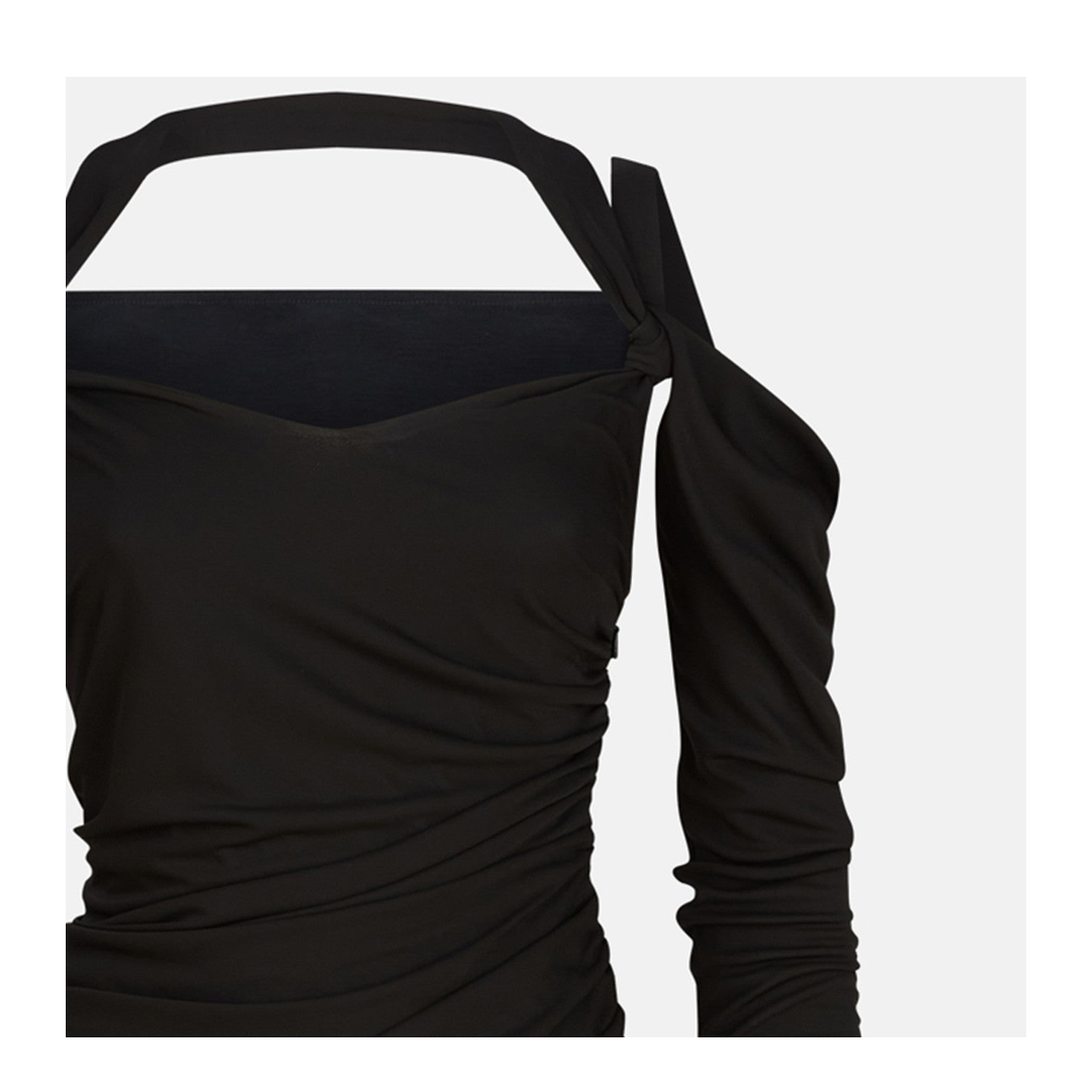 MAYFEYR - The Attico - Black Midi Dress In Viscose Crêpe - 251WCW00248VVV105A100