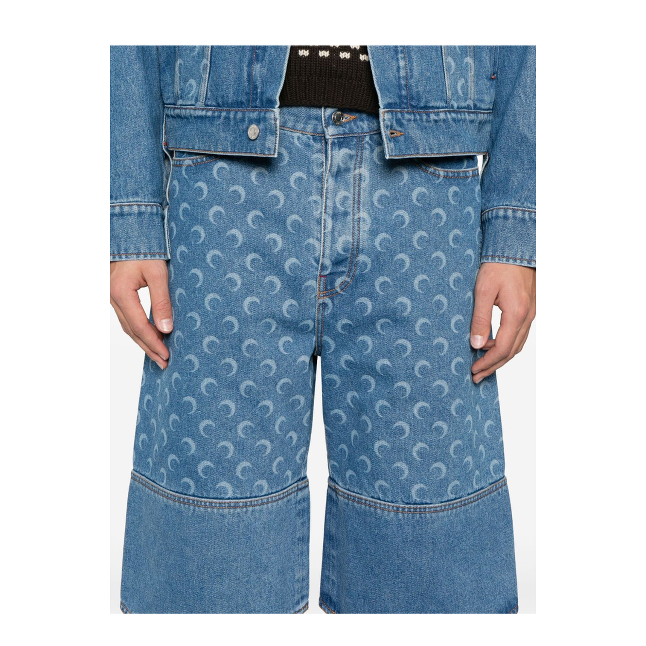 MAYFEYR - Marine Serre - Shorts - USH004BCDEN0002BL05