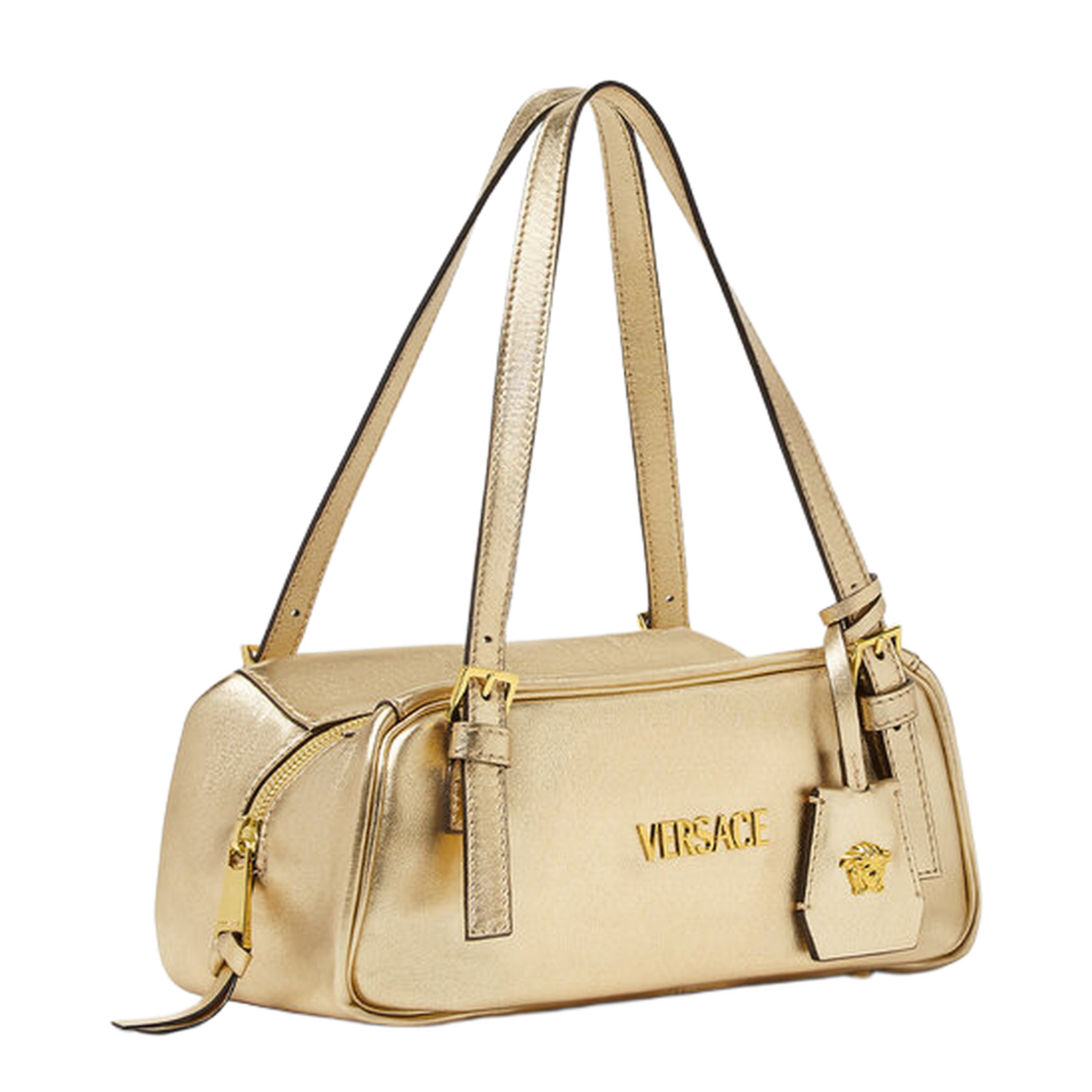 Gold-Tone Metallic Bag