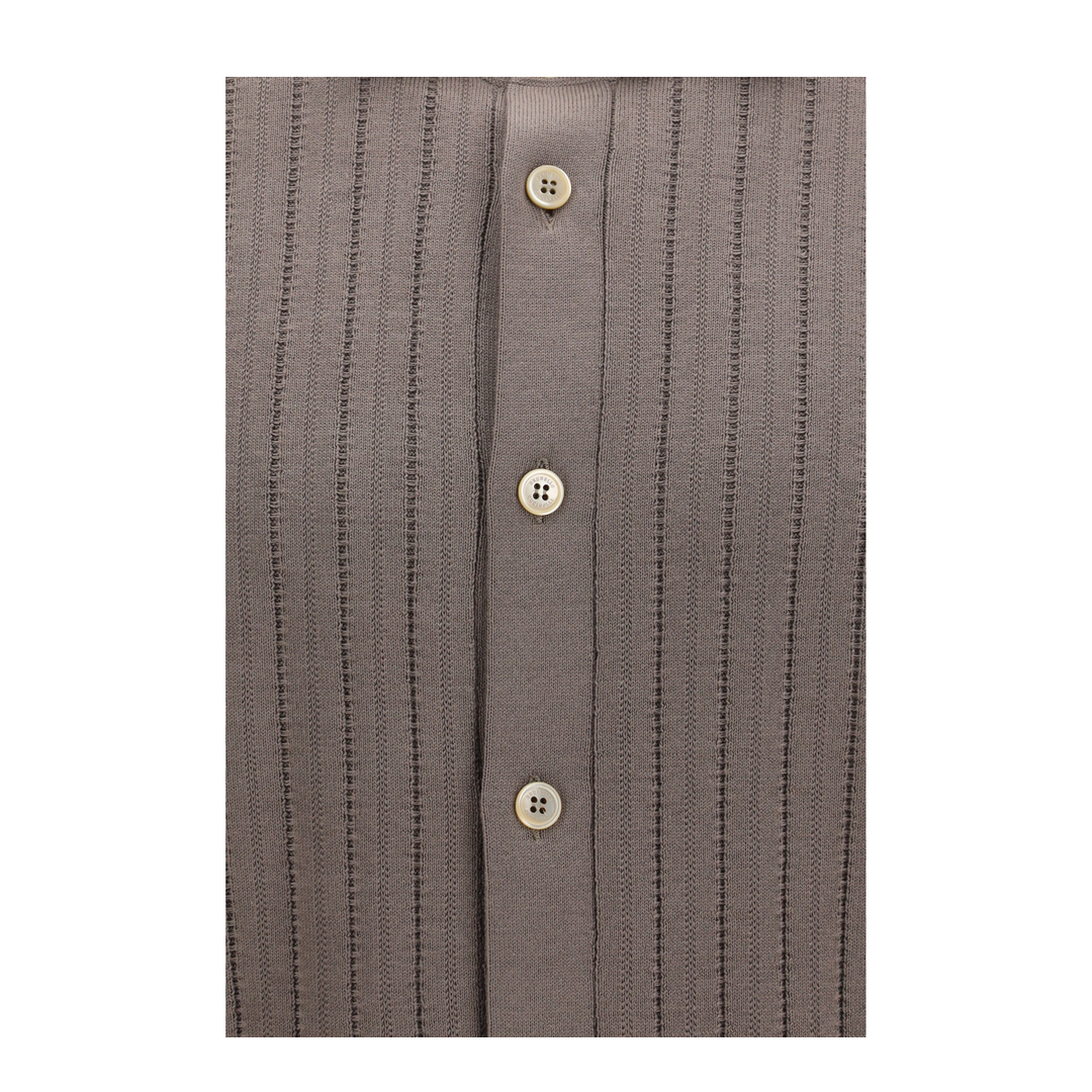 MAYFEYR - Brunello Cucinelli - Cotton Ribbed Knit Shirt - M29204006