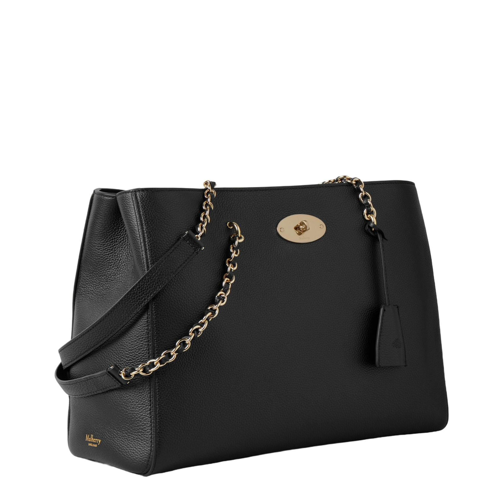 Lily Chain Tote Small Classic Grain