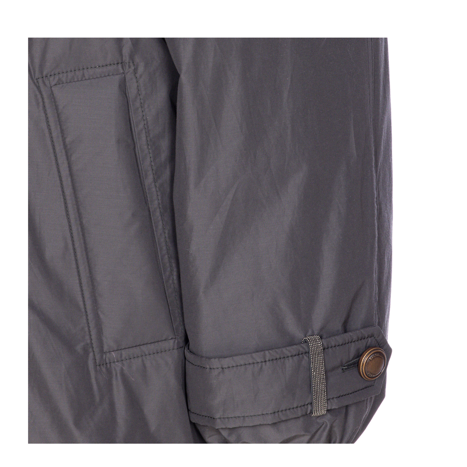 Double Breast Down Jacket - Grey