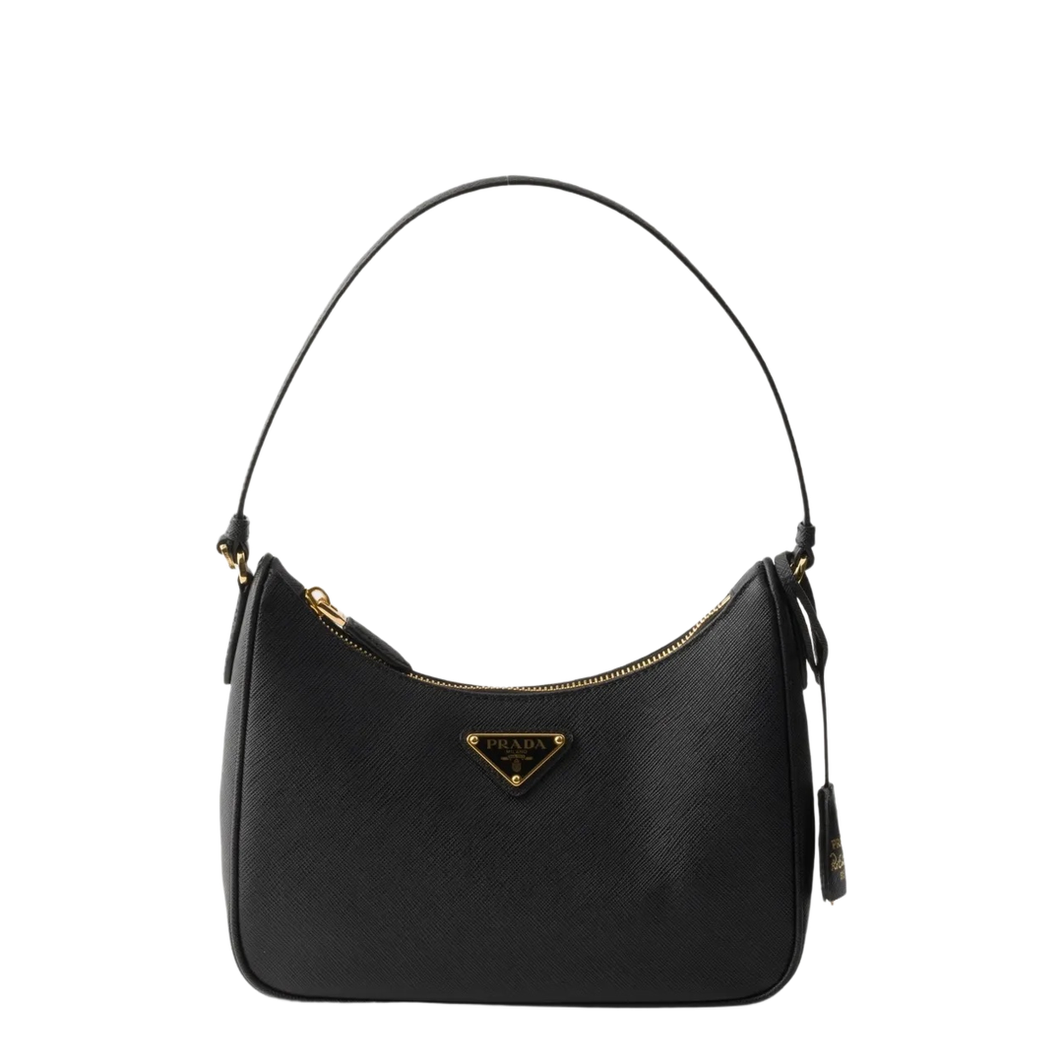 MAYFEYR - Prada - Black Re-Edition Mini Saffiano Leather Bag - 1N204WNZVF0632