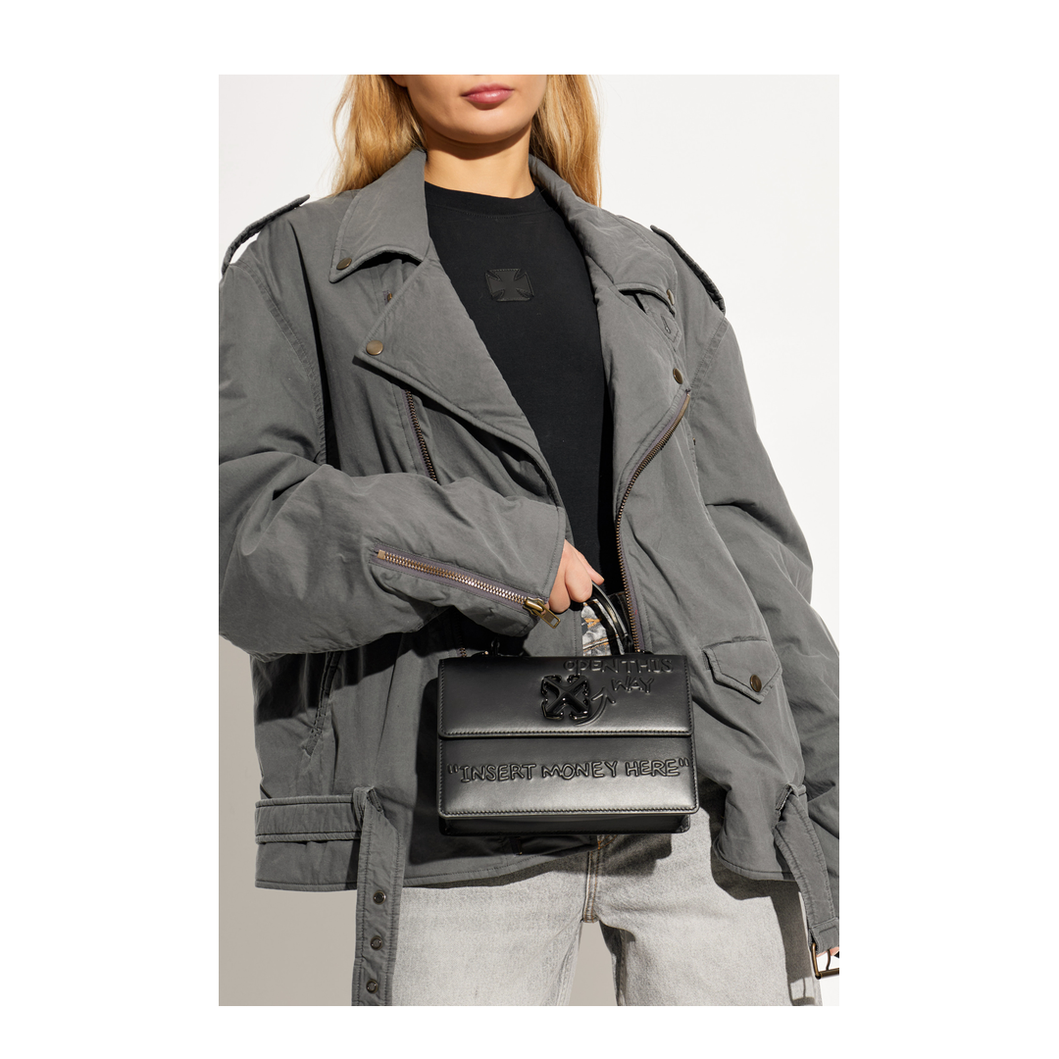 Jitney 1.4 Top Handle Bags Leather Black
