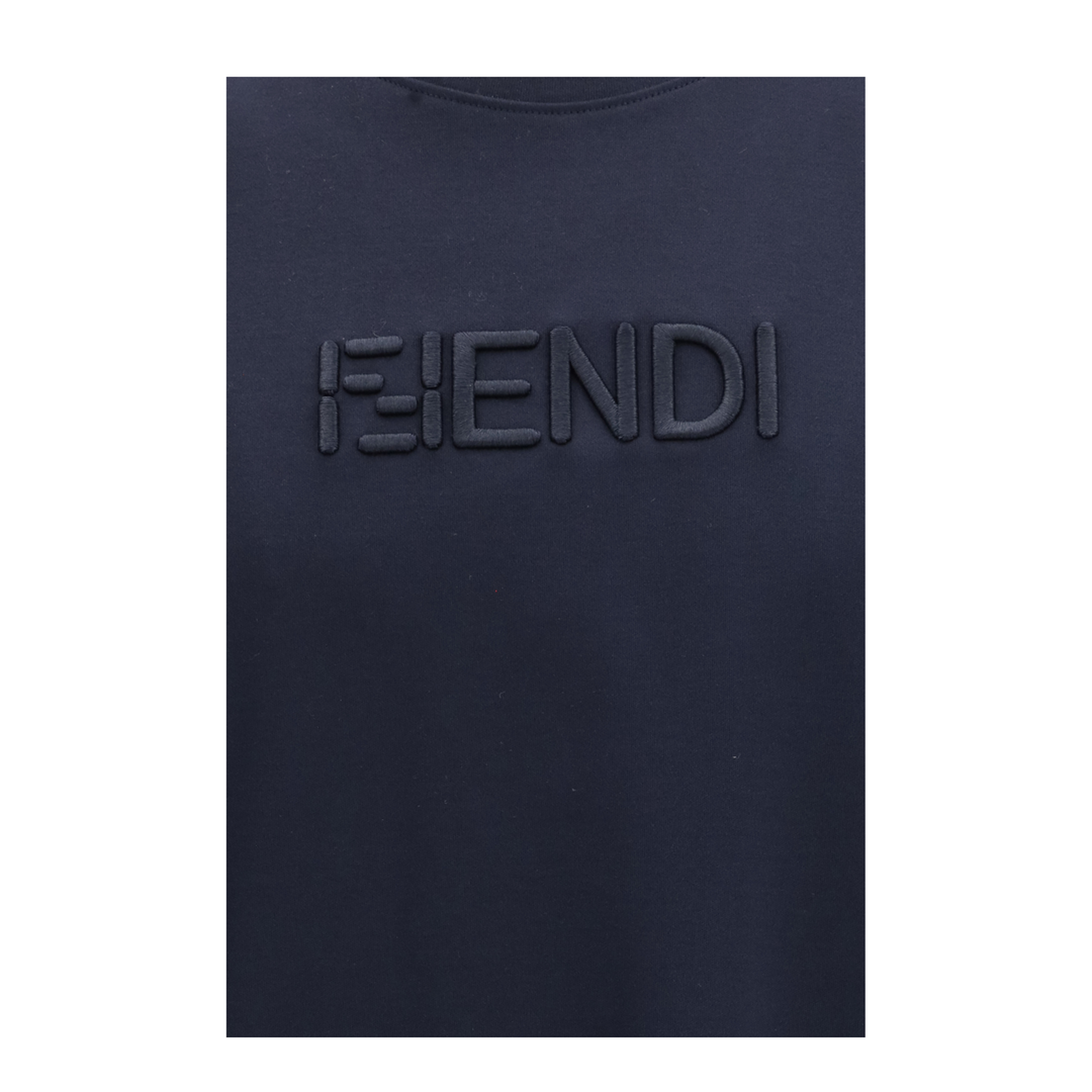 MAYFEYR - Fendi - Cotton T-Shirt With Embroidered Logo - FY1319AY0G