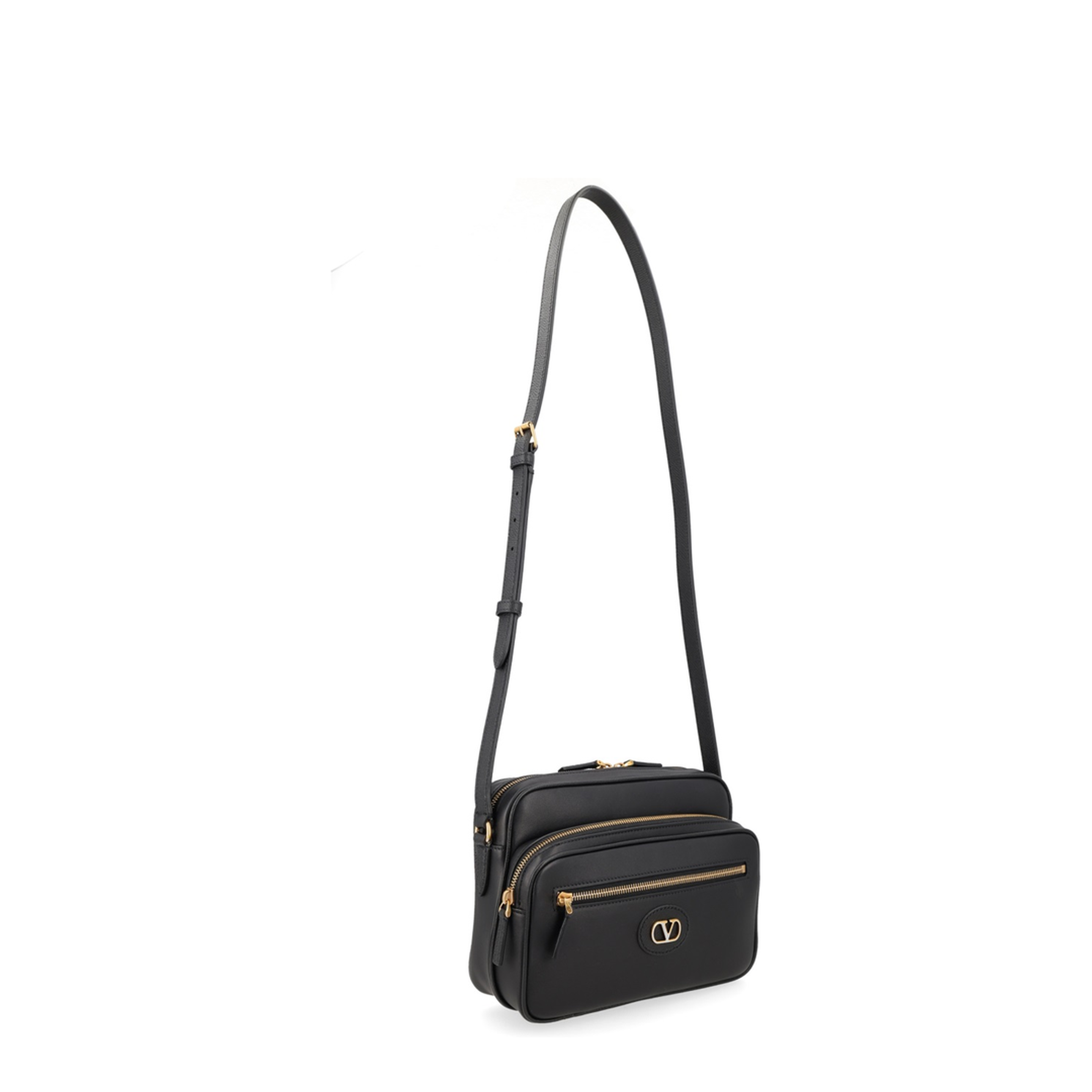 Antibes Calfskin Shoulder Bag - Black