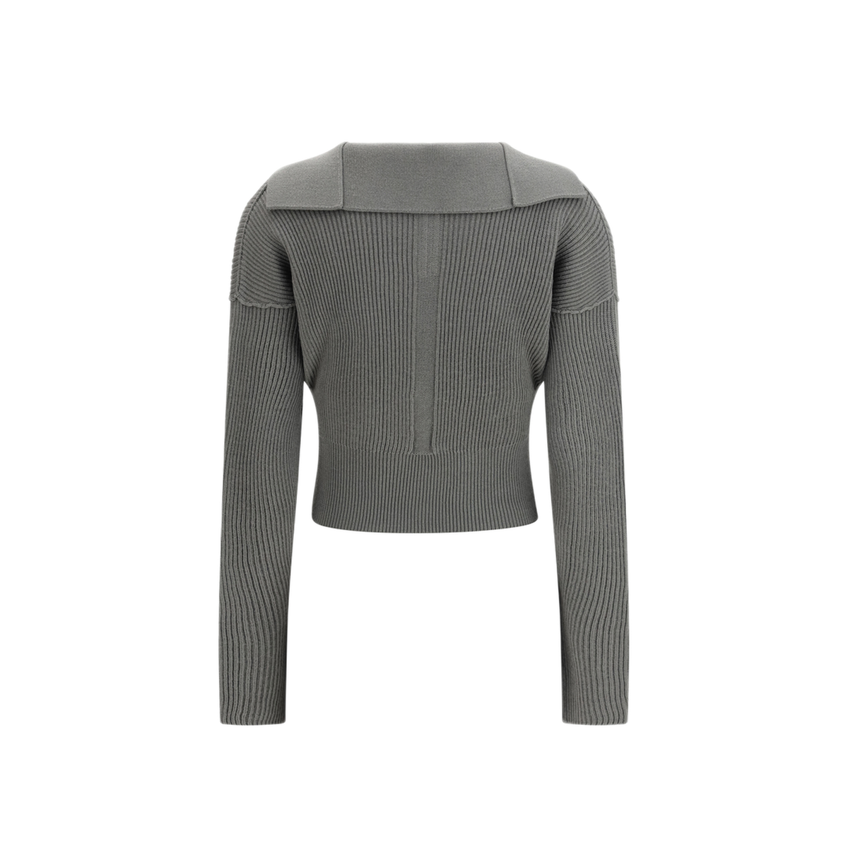 MAYFEYR - Rick Owens - Euca Virgin Wool Sweater With V Neck - RP01F663435