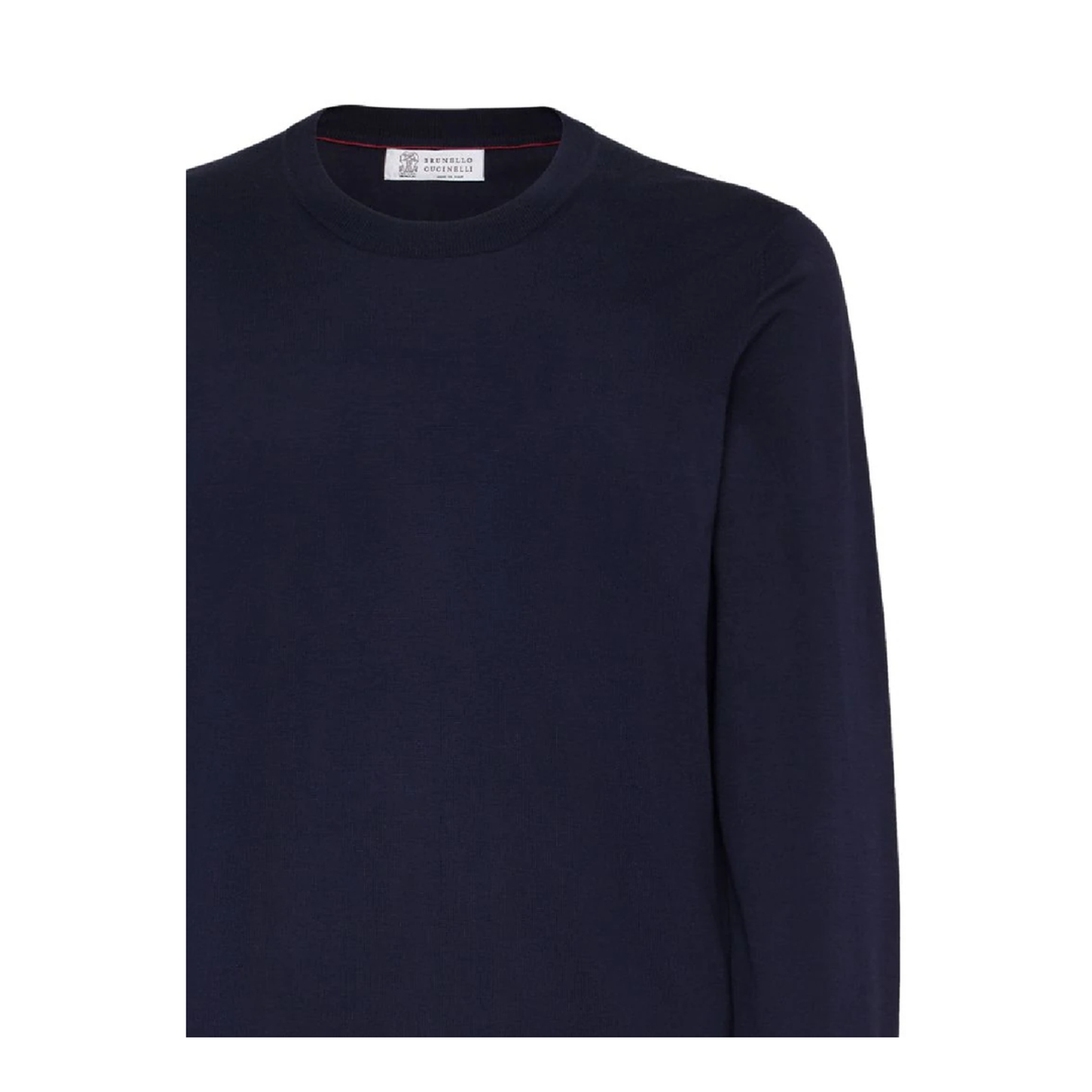 Navy Blue Cotton Sweater