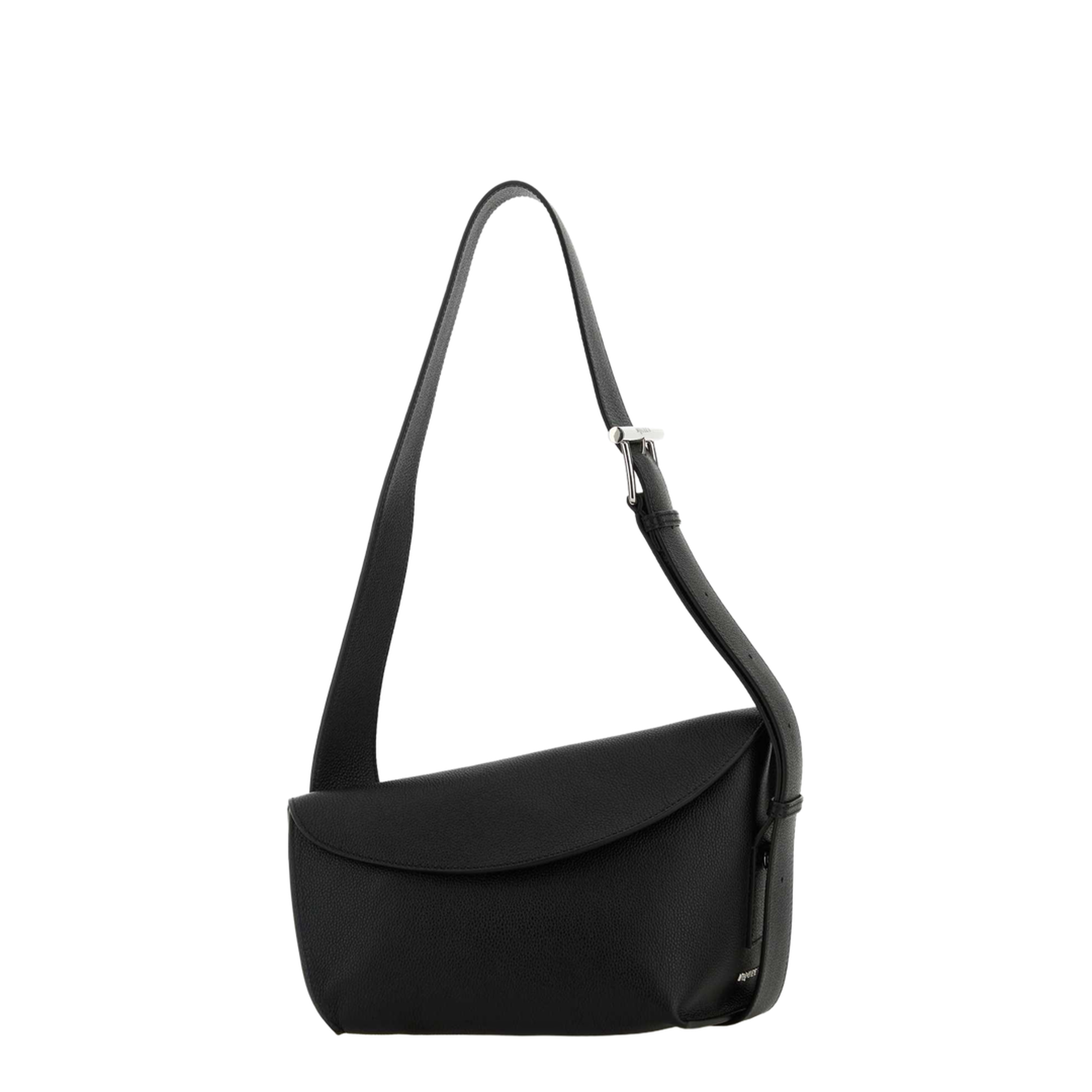Black large Sling T-Bar Crossbody Bag