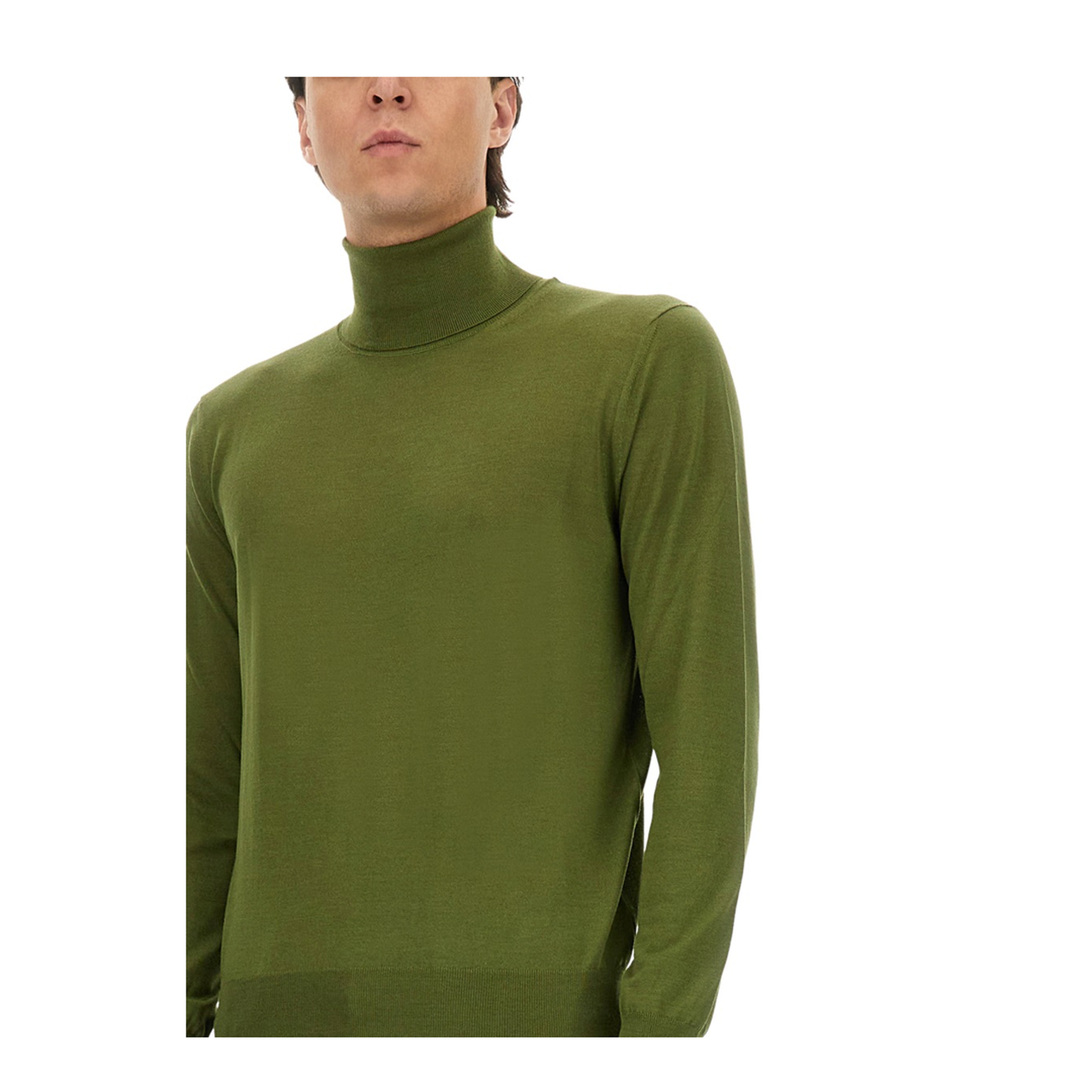 Cashmere Wool and Silk Turtleneck