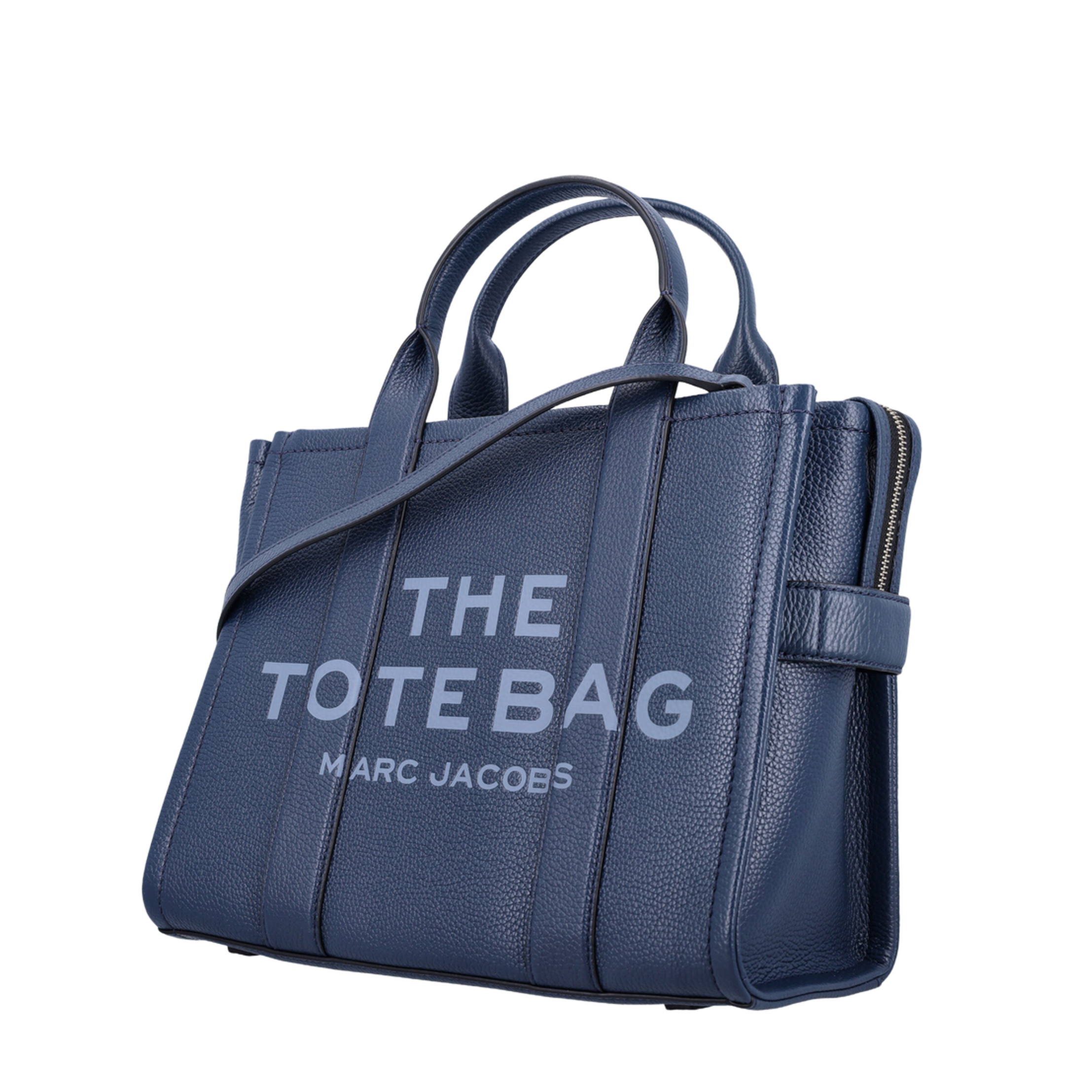The Leather Medium Calfskin Tote Bag - Blue Sea