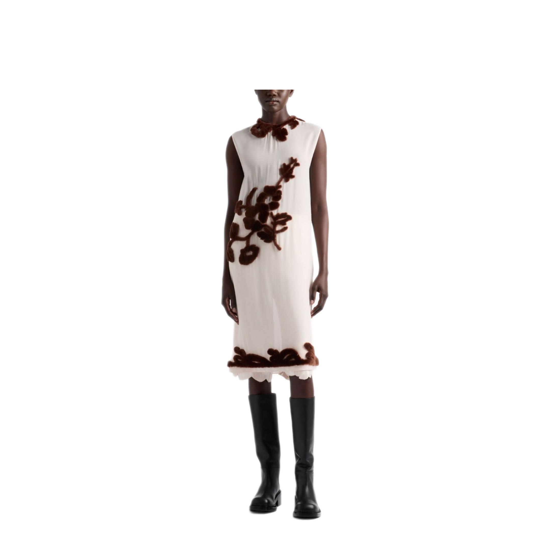 MAYFEYR - Prada - Embroidered Georgette Dress - P3N98RSOOO15Y5F0324
