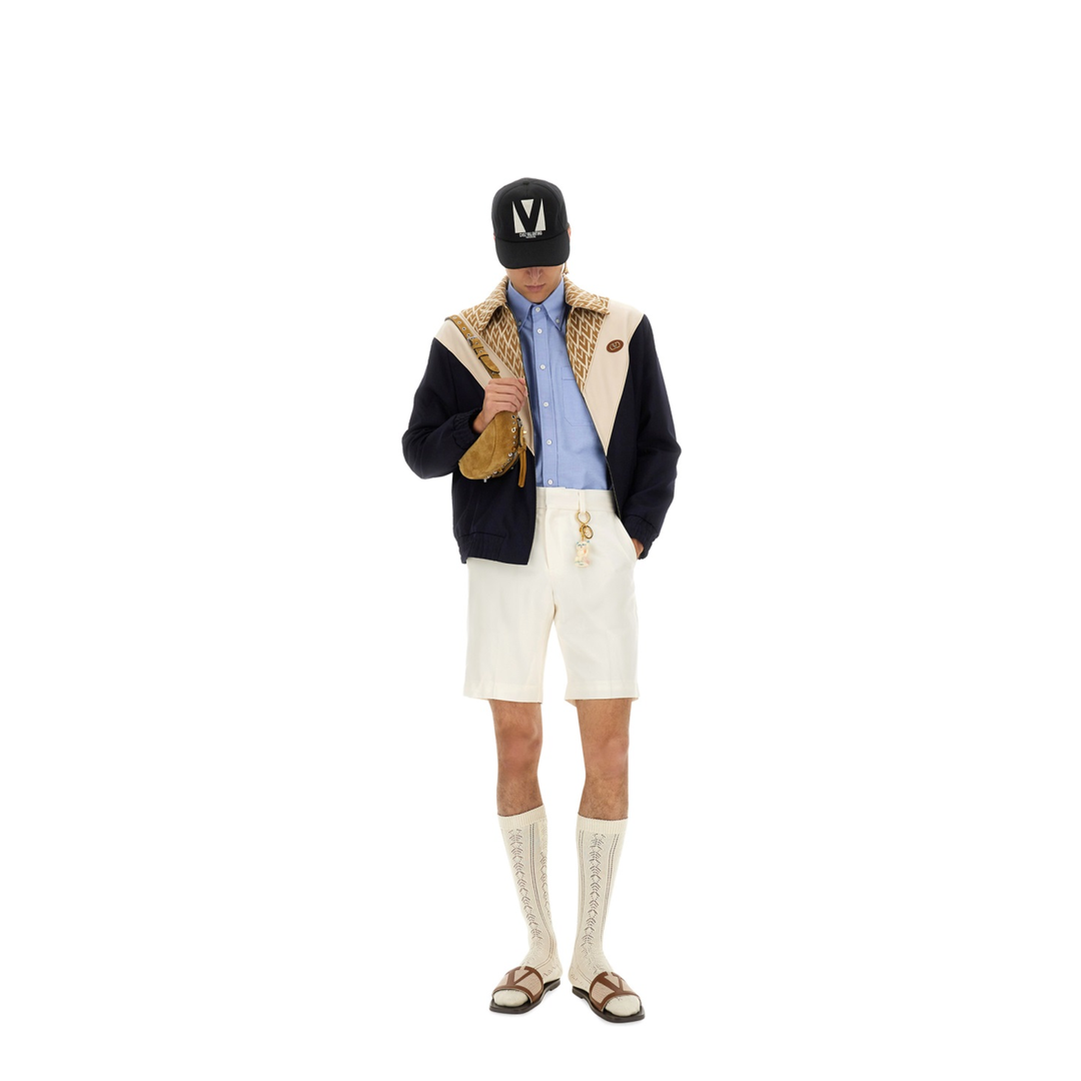 Wool Bomber Jacket with Print TOUTE LA V