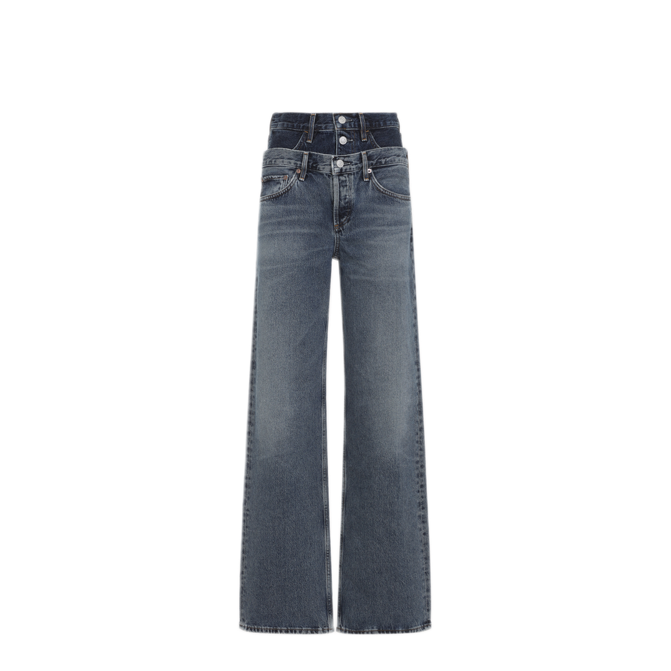 MAYFEYR - Agolde - Elson Blue Cotton Jeans - A2971206PNPOR