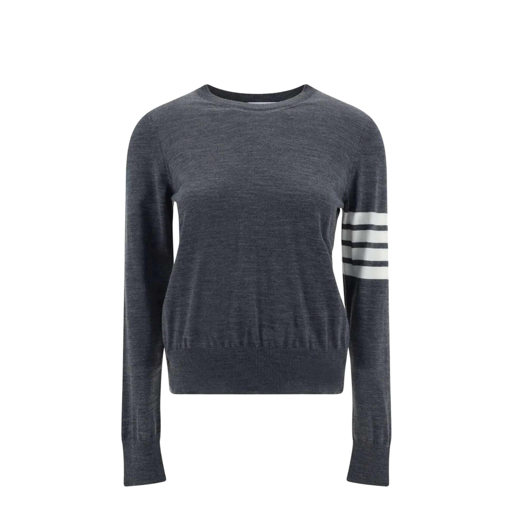 MAYFEYR - Thom Browne - Wool 4-Bar Relaxed Pullover - FKA280AY1014