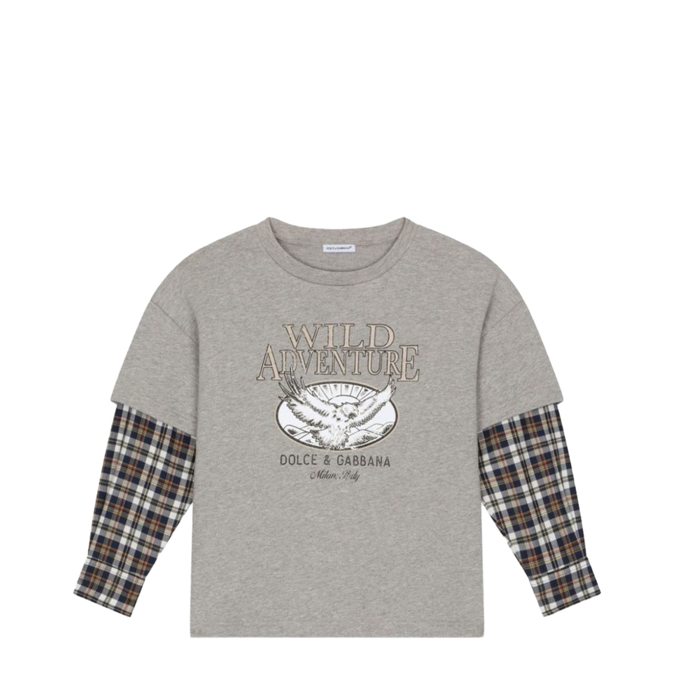 T-Shirt Prairie Sleeves Checks