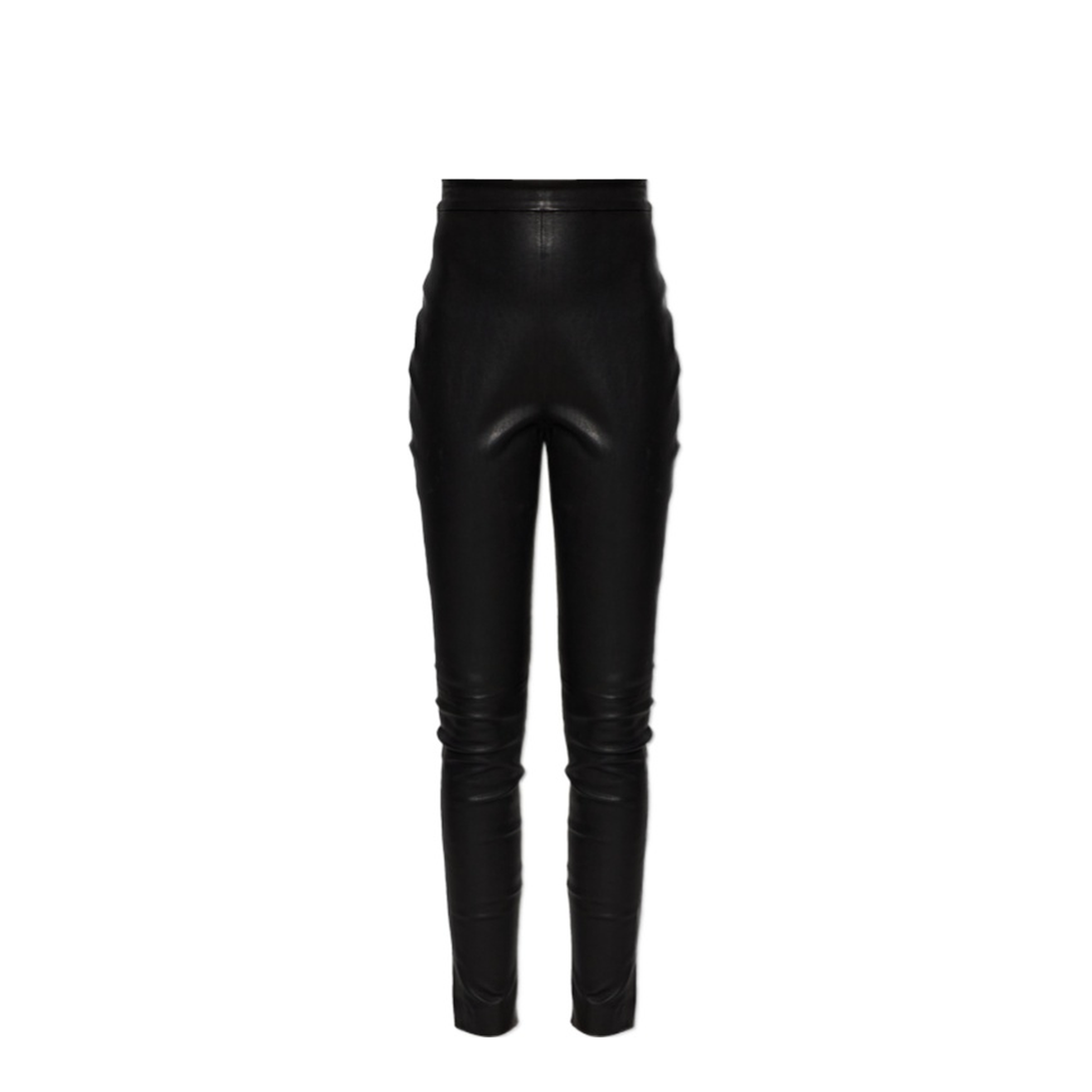 Women's Black Leather Pants