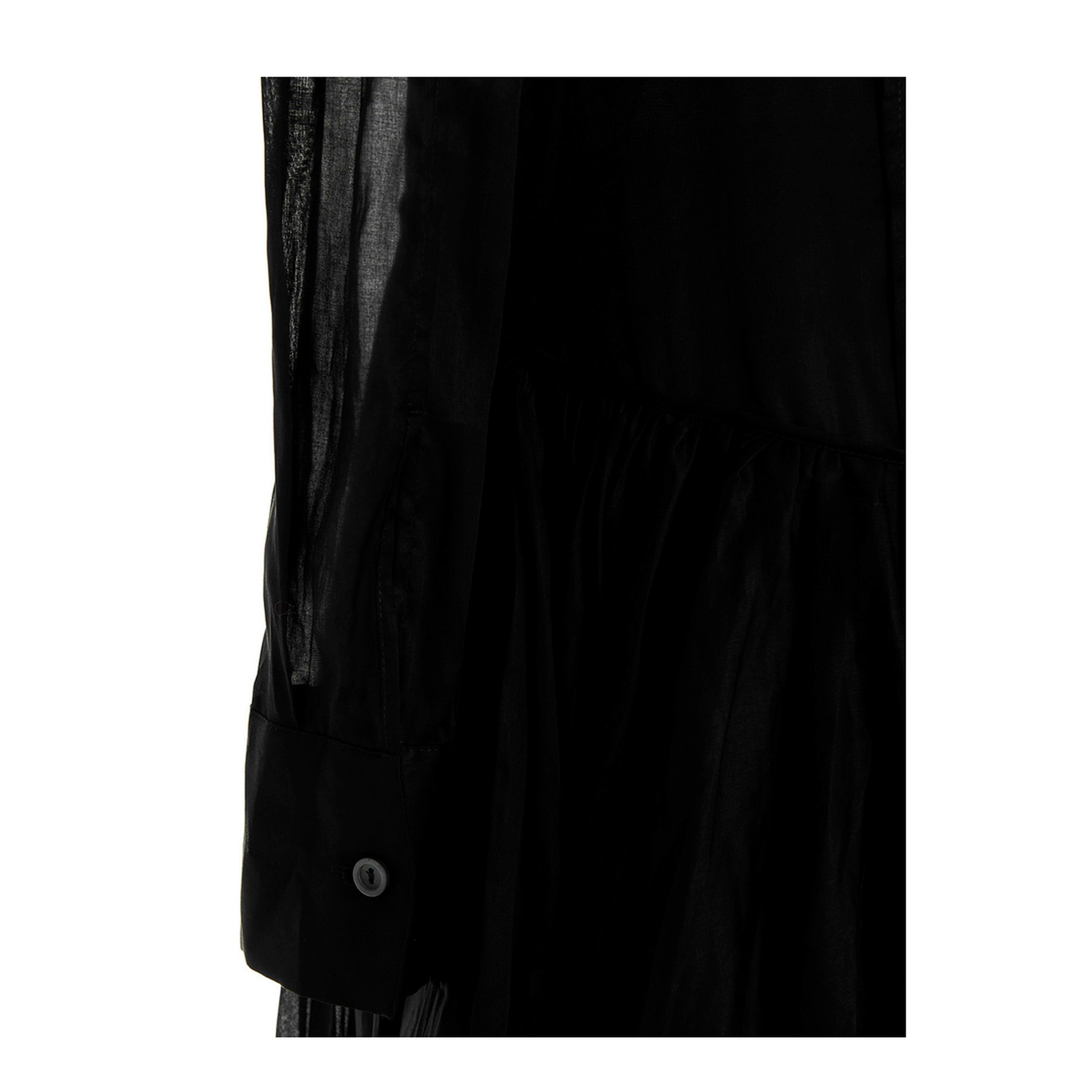 Pleated Skirt Dress Black