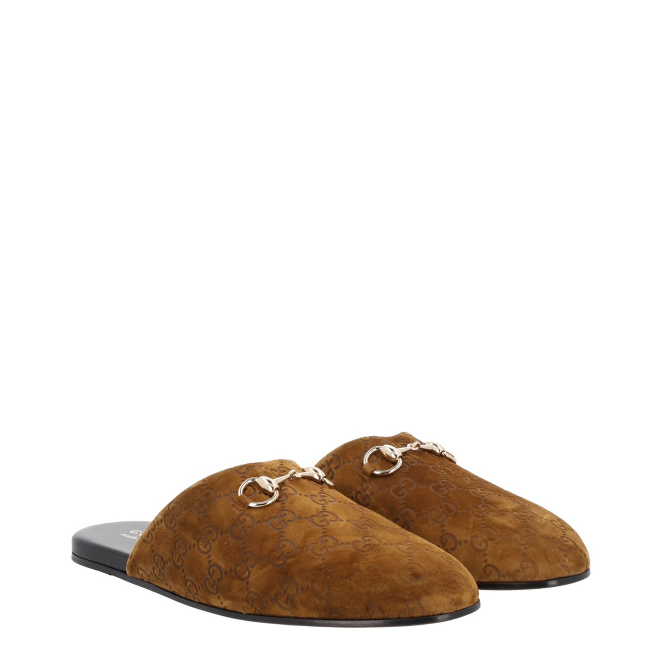 Horsebit Mule Brown Suede