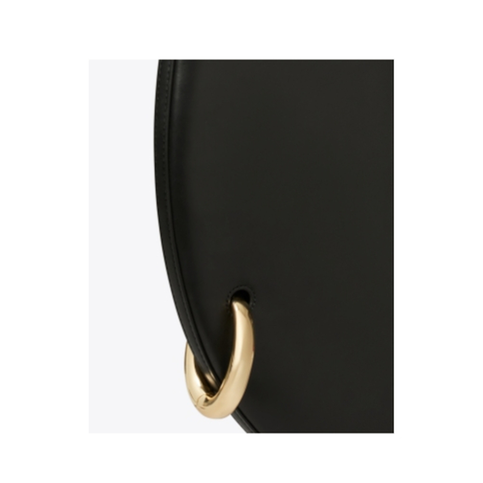 Black Leather Messenger Bag