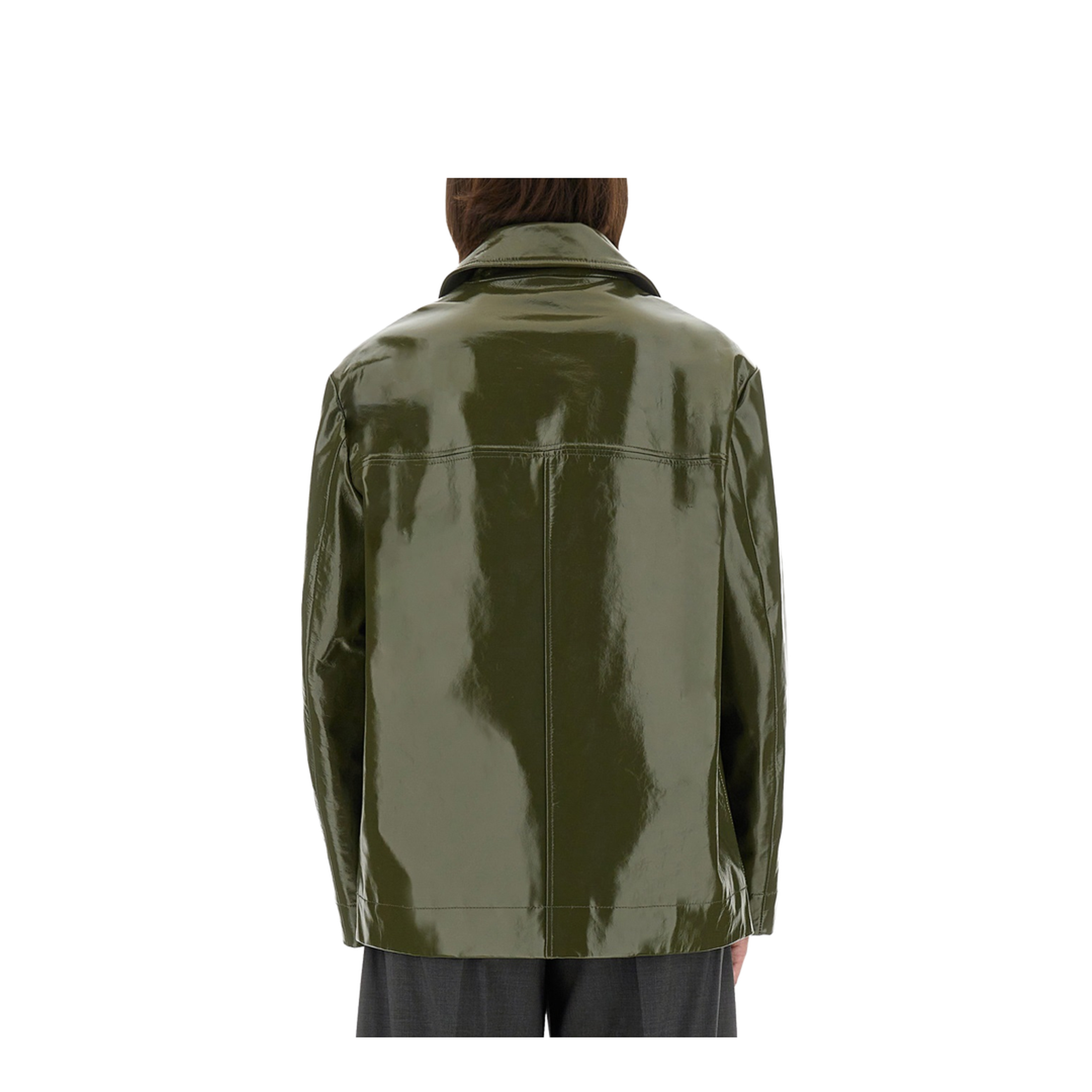 Shiny Leather Jacket