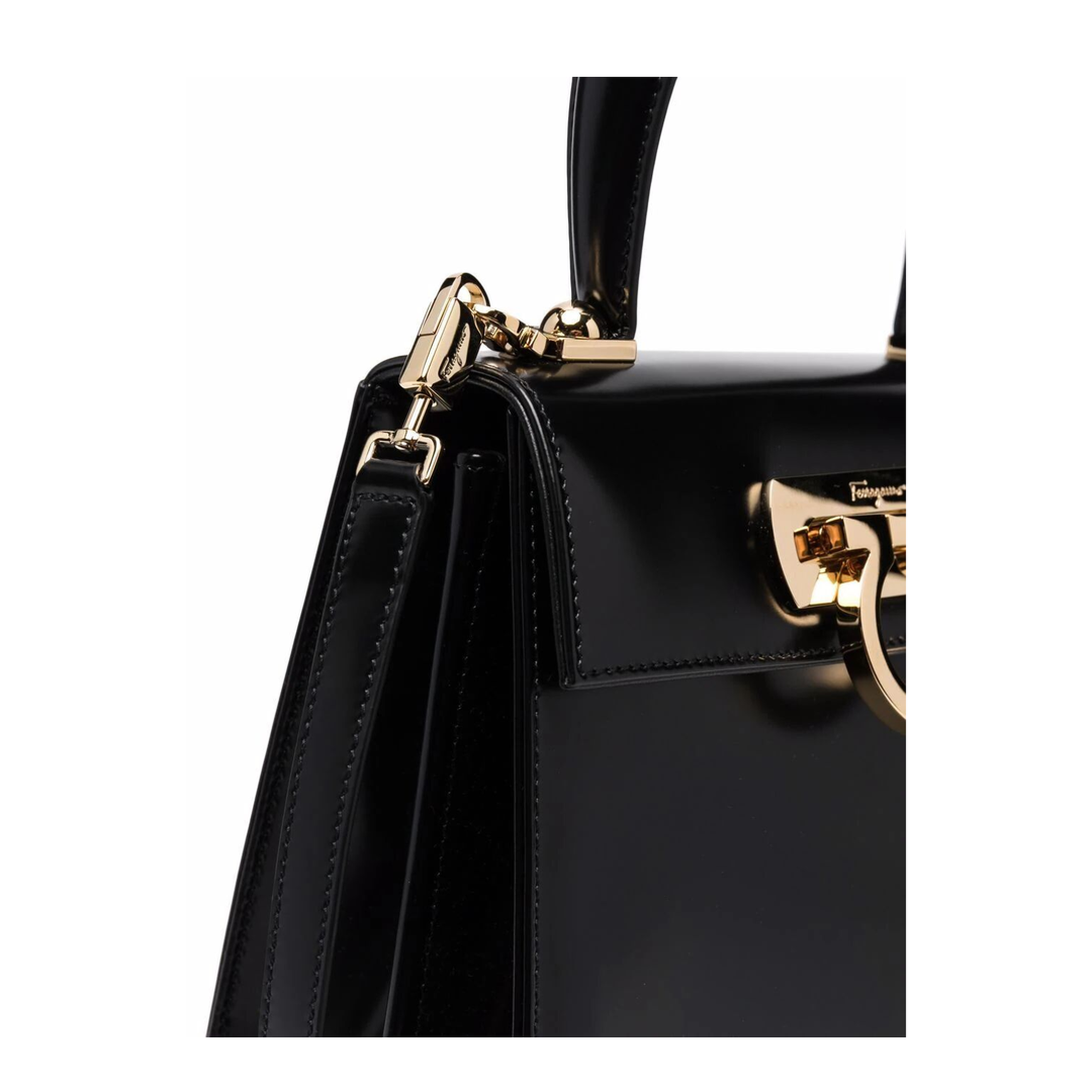 MAYFEYR - Ferragamo - Iconic Top Handle Bag - 2121930749021NERO