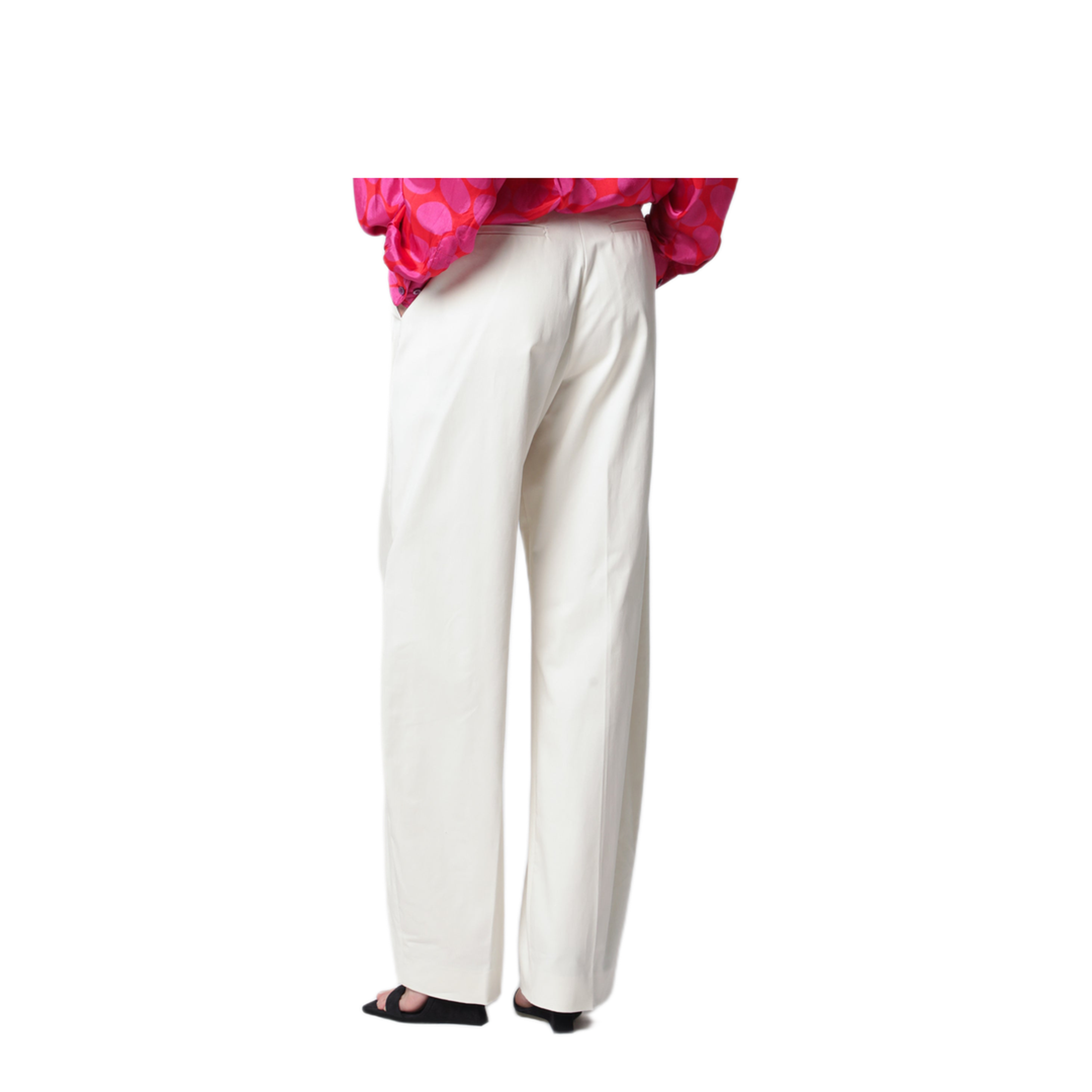 MAYFEYR - The Latest - Cream Cotton Palazzo Trousers - TLW03122T0176ABTPT0343