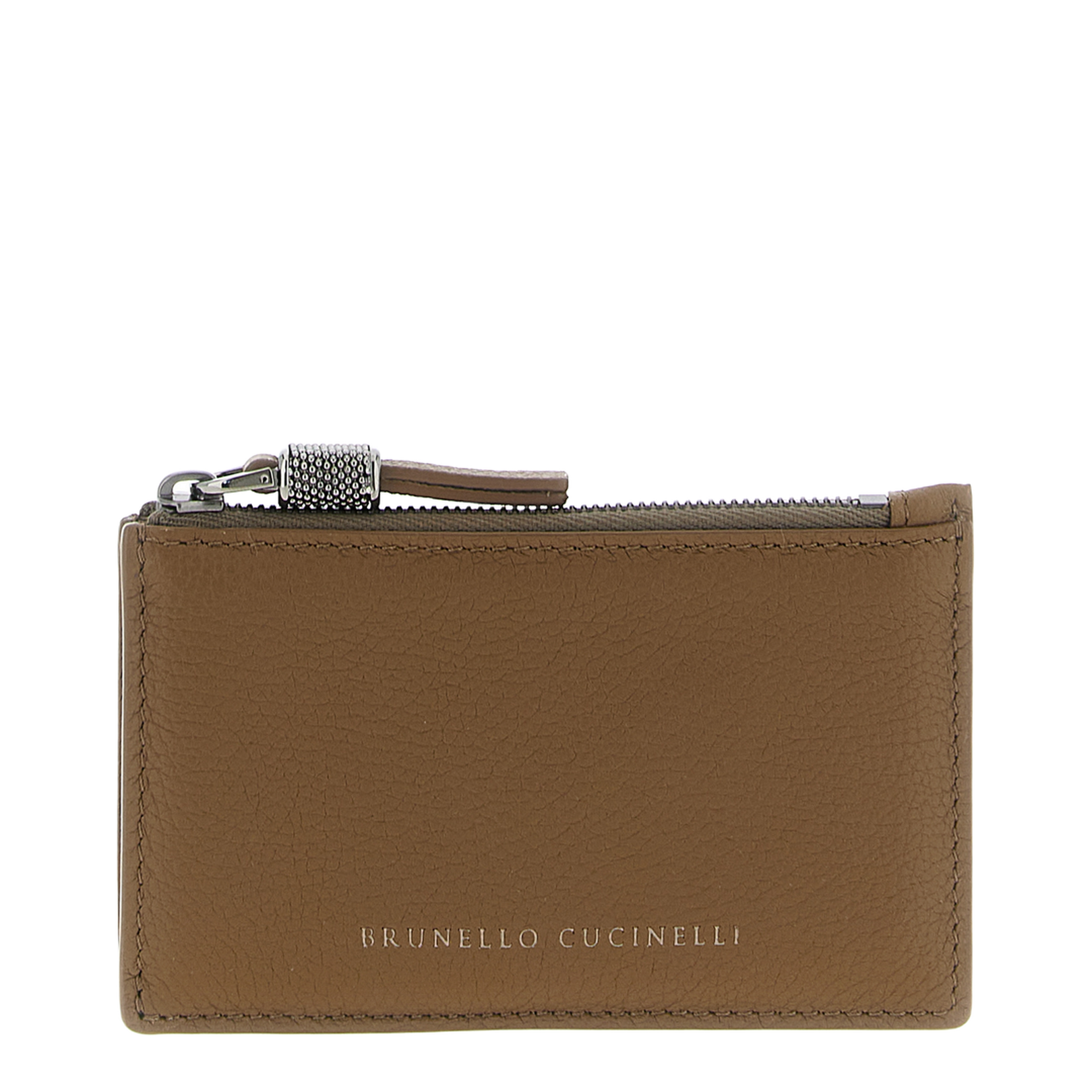 Shiny Zipper Pull Card Holder