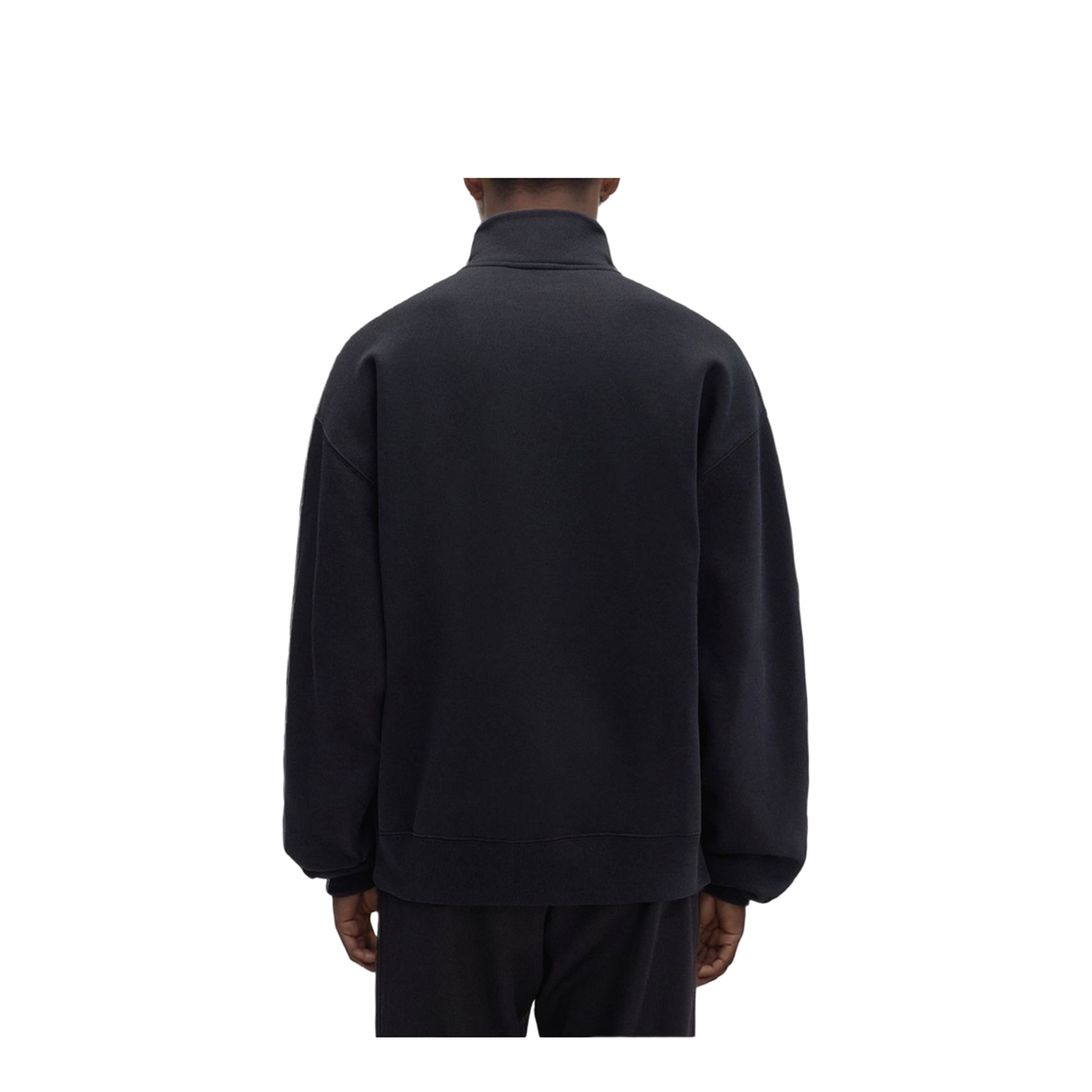 Gros Grain Zipped-Rollneck Sweatshirt