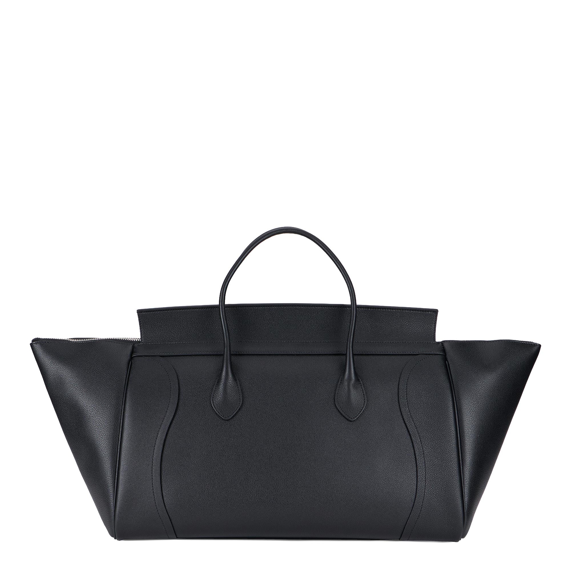 Luggage Big in Grained Calfskin - Black