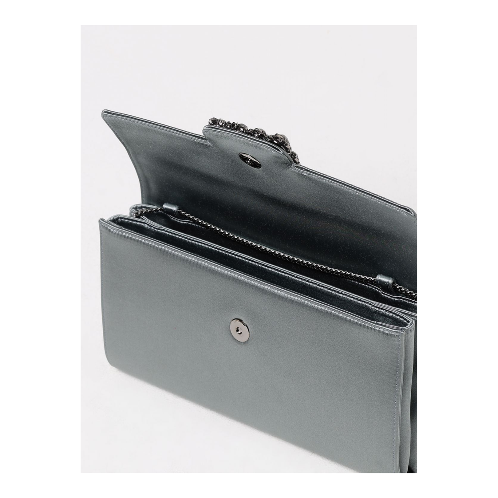 Efflorescence Satin Clutch