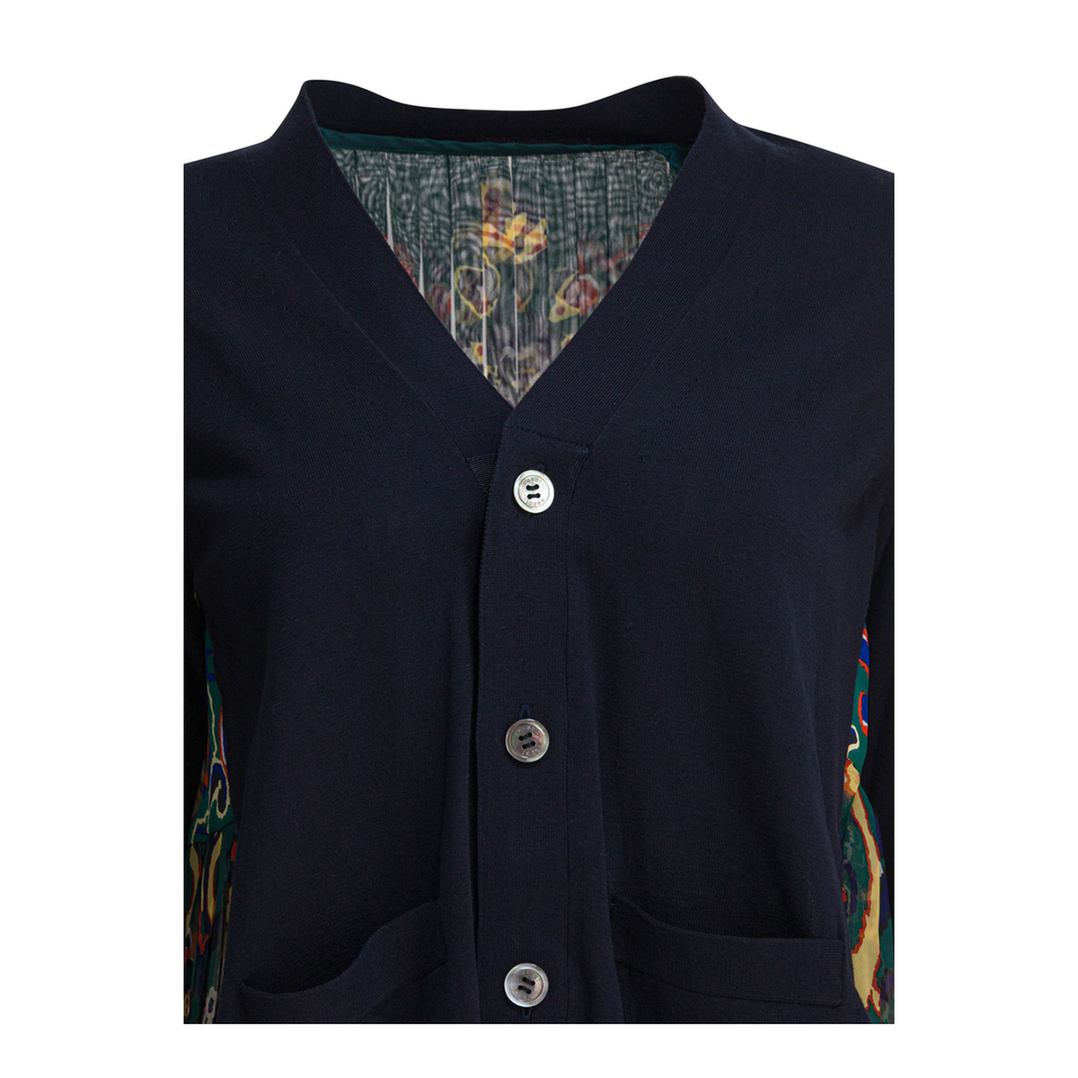 MAYFEYR - Sacai - Floral Print Cardigan - 2507986213