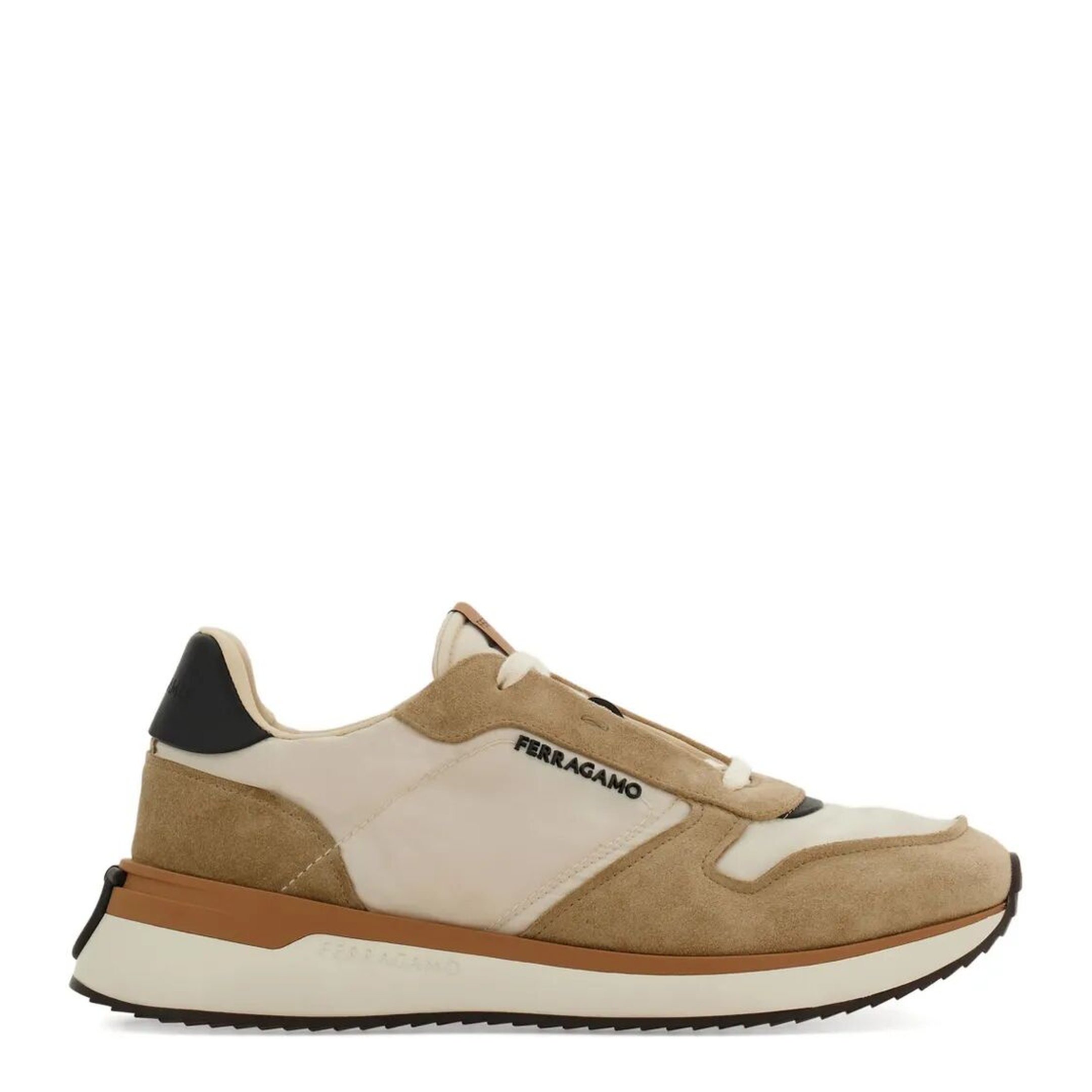 MAYFEYR - Ferragamo - Atlantic Waterproof Fabric And Suede Sneakers - 02A1300787605