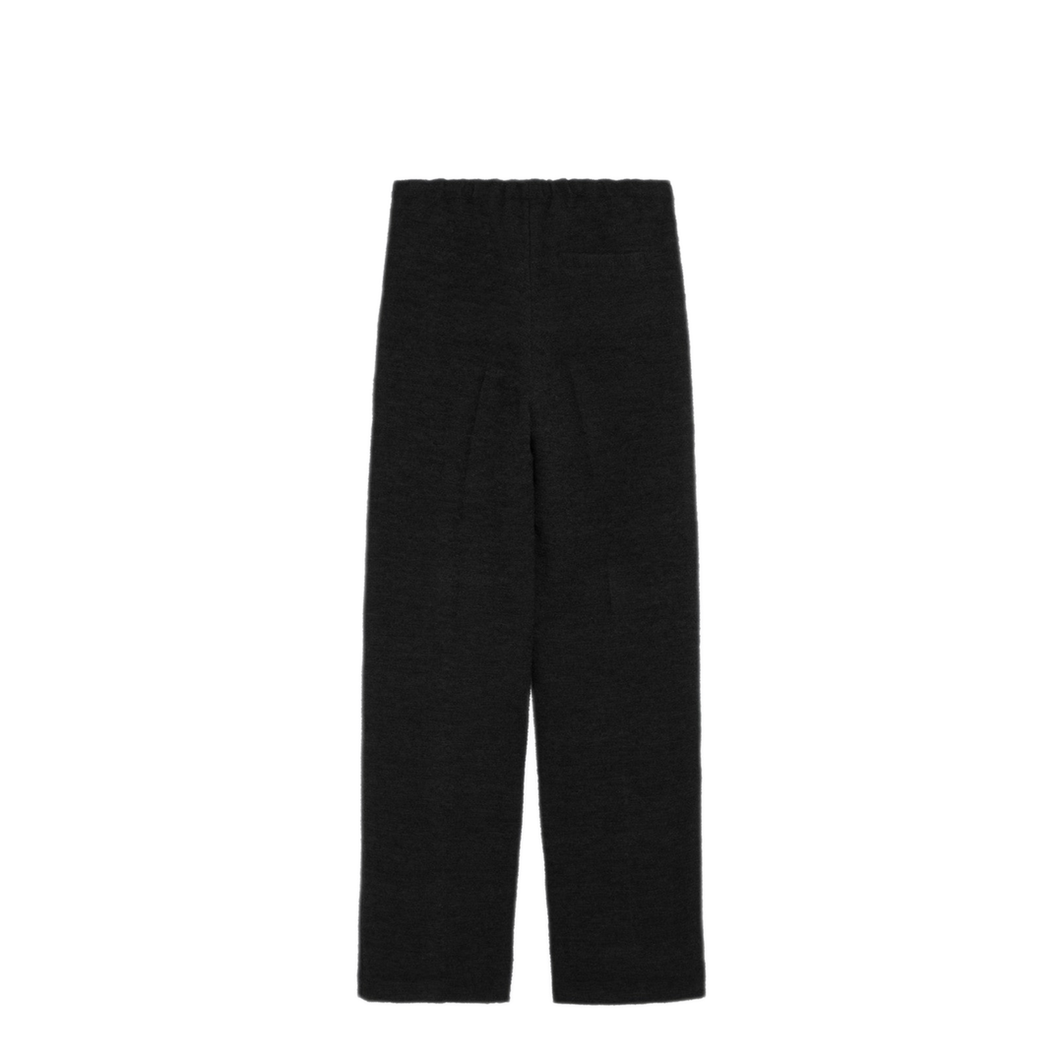 MAYFEYR - Loulou Studio - Black Straight Boucle Trousers - ALSTONPLBLK