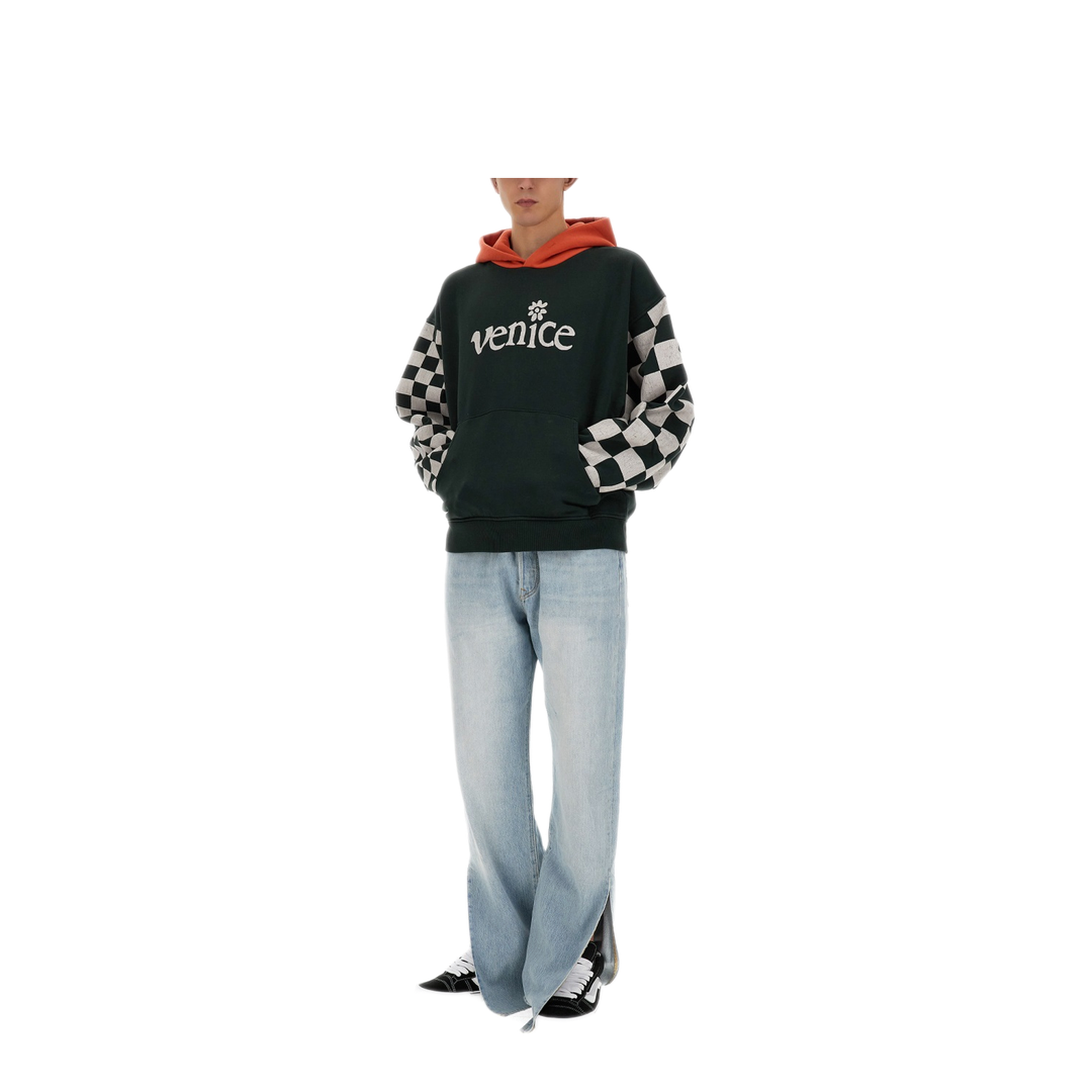 MAYFEYR - ERL - Venice Sweatshirt - ERL08T021BLACKCHECKER