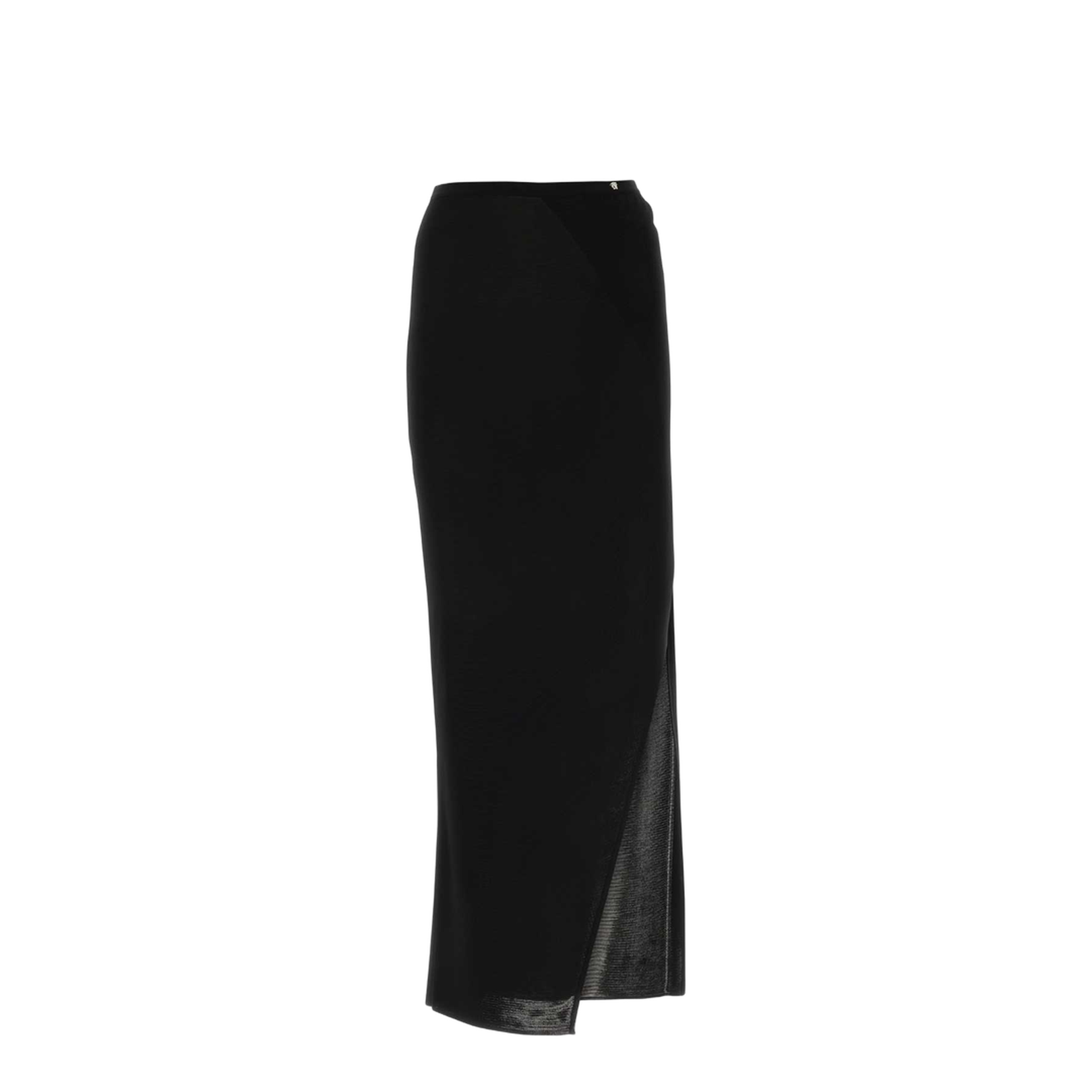 Knit Long Skirt Black
