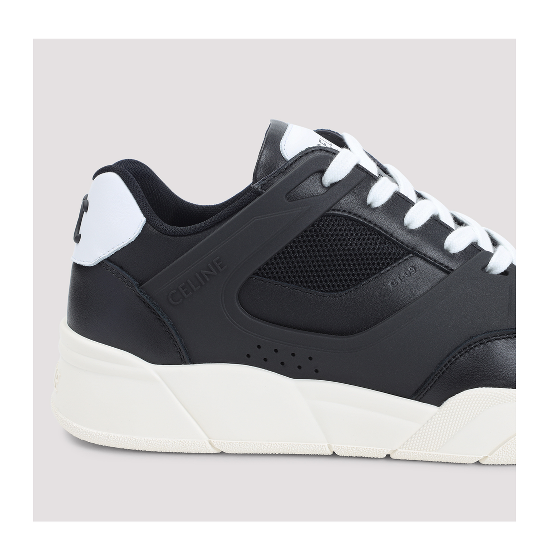 MAYFEYR - Celine - Ct-09 Leather Rubber And Mesh Sneakers - 361564995C