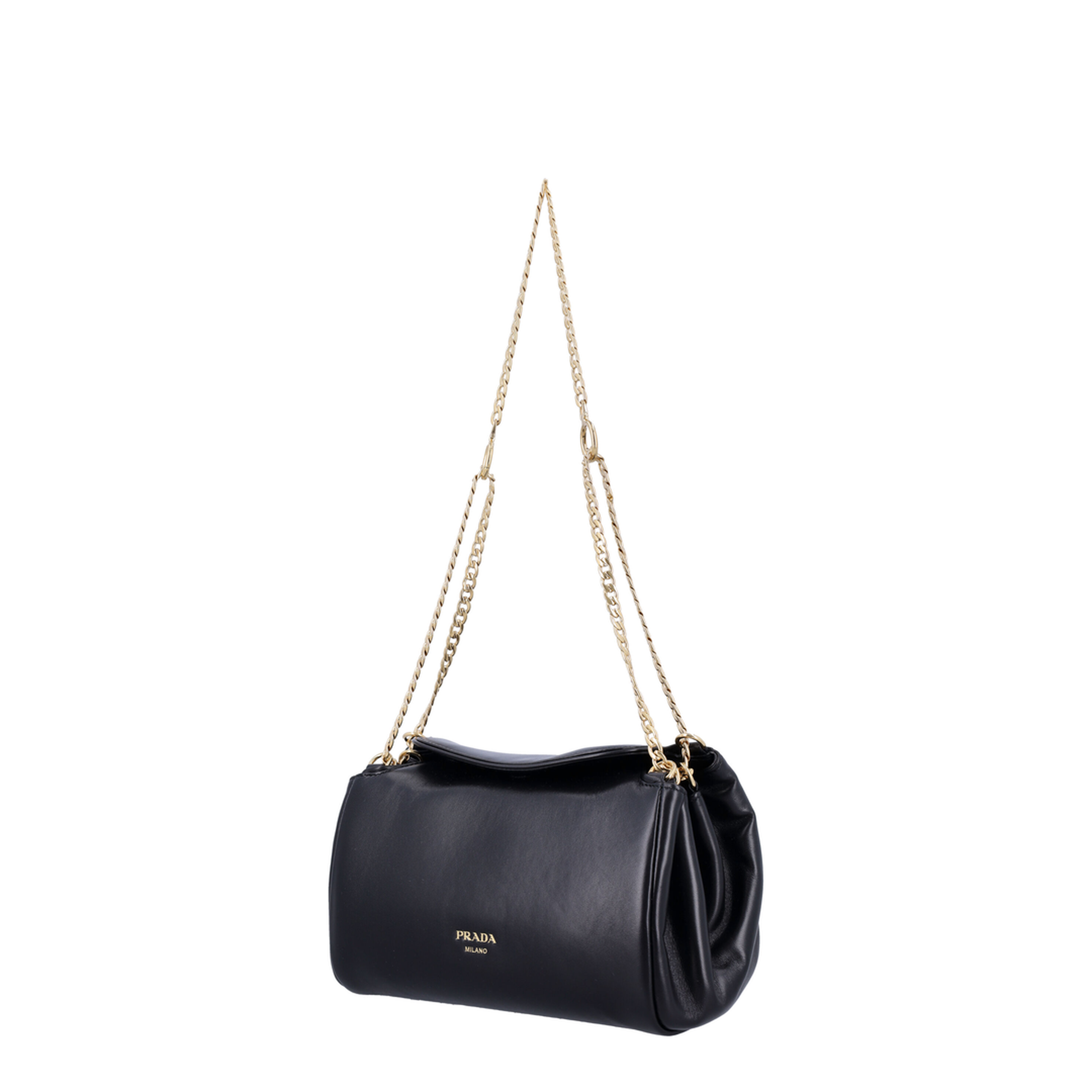 Tumulte Small Nappa Leather Shoulder Bag - Black