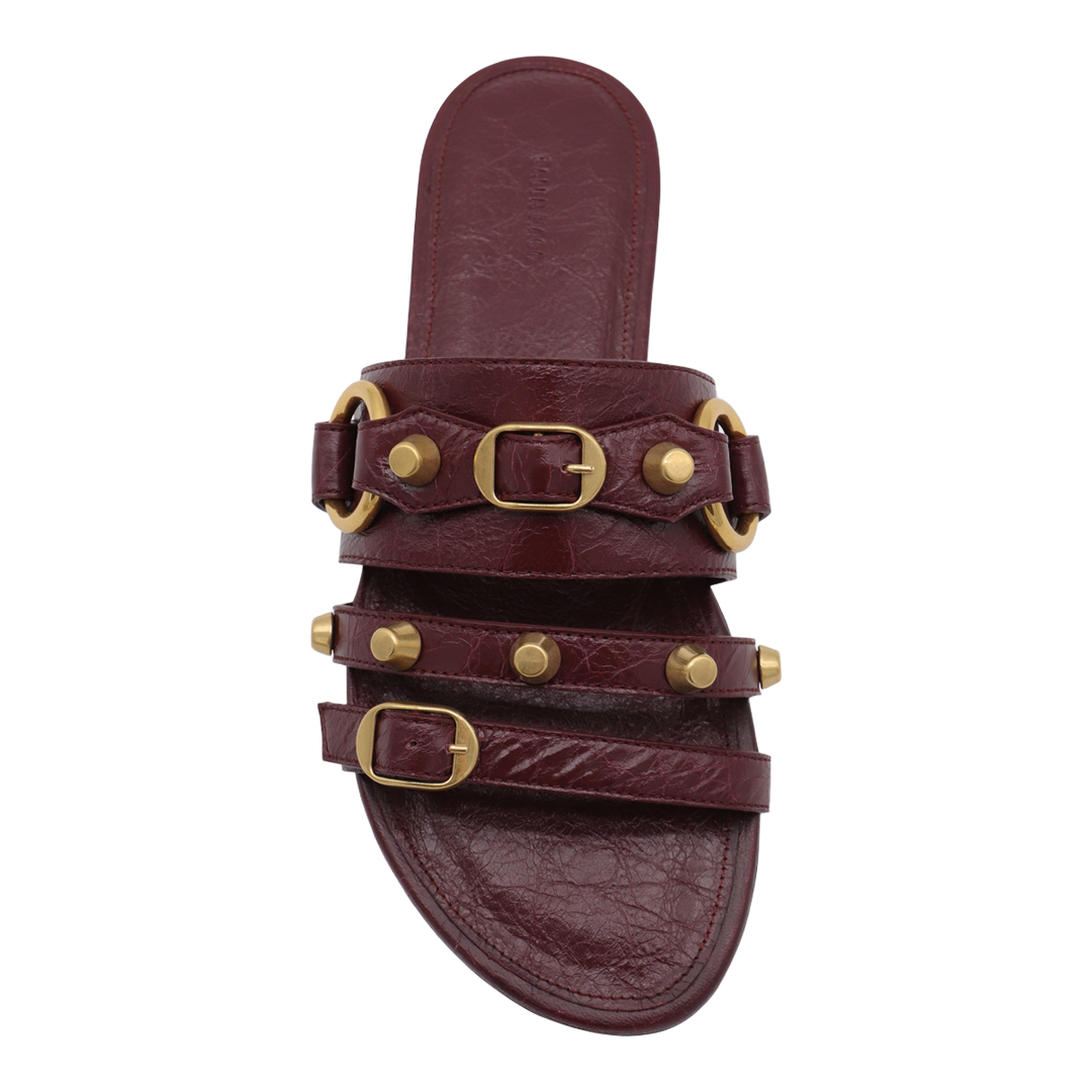 Grape Leather City Slippers