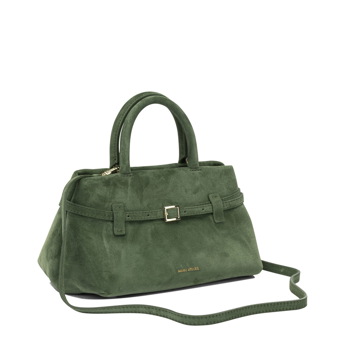 MAYFEYR - Manu Atelier - Le Cambon 35 Medium Handbag - 2026167LECAMBON25VELVETGREEN