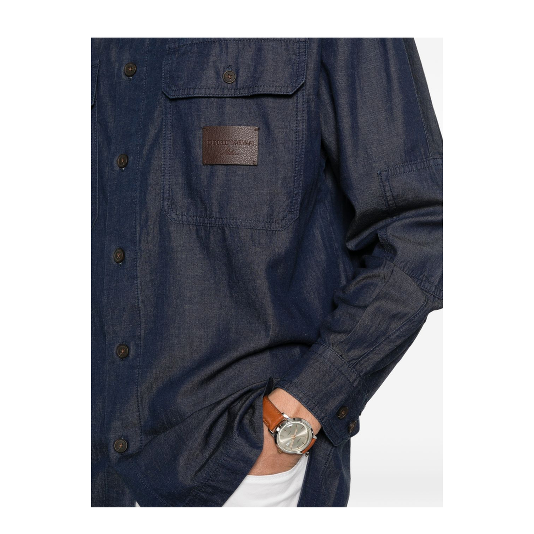 MAYFEYR - Emporio Armani - Capsule Shirts Blue - EM005495AF25156MB001