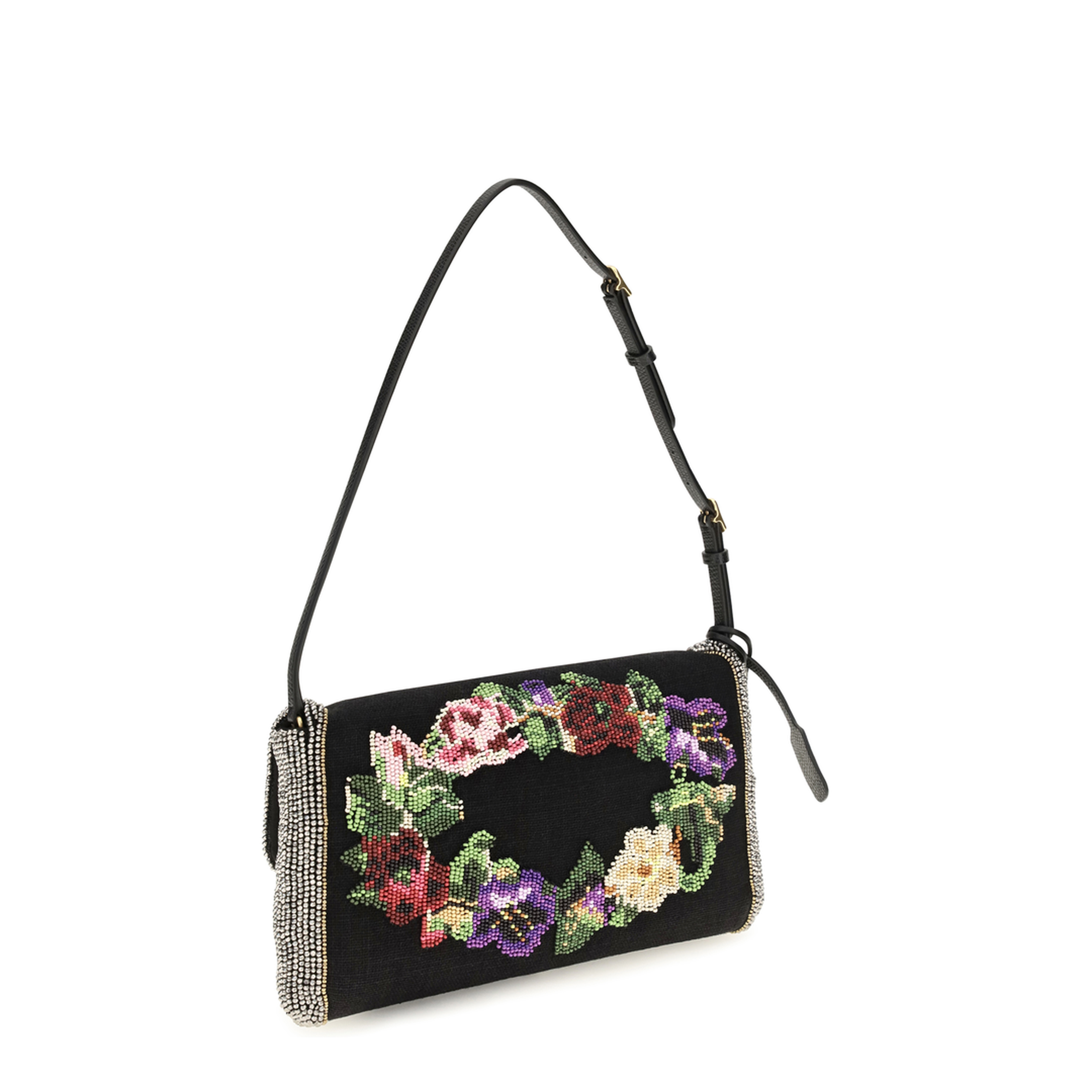 MAYFEYR - Valentino - Small Devain Embroidered Shoulder Bag - 9W2B0T32LBH