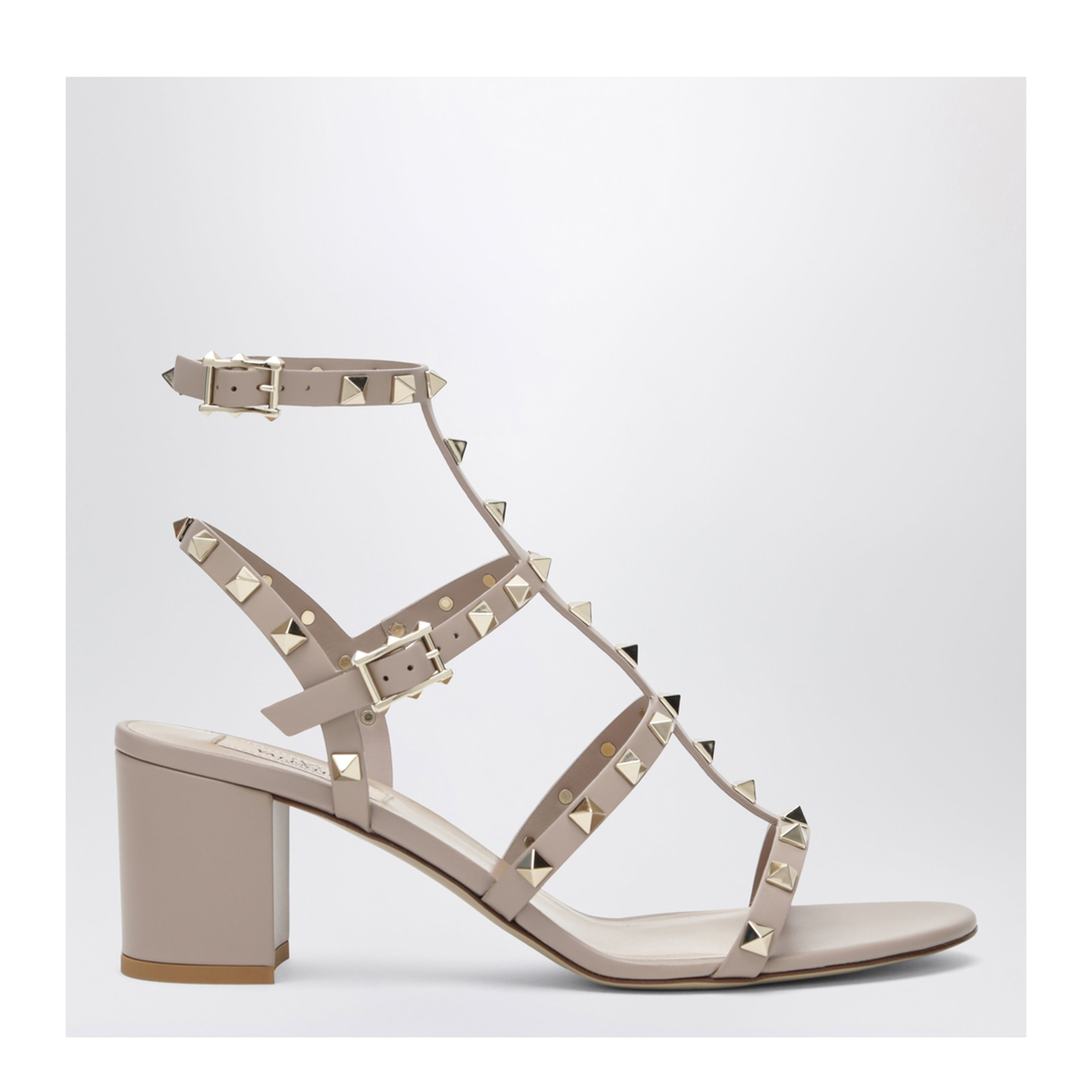 MAYFEYR - Valentino - Rockstud Sandals With Blush-Colored Straps - 9W2S0491VBPP45
