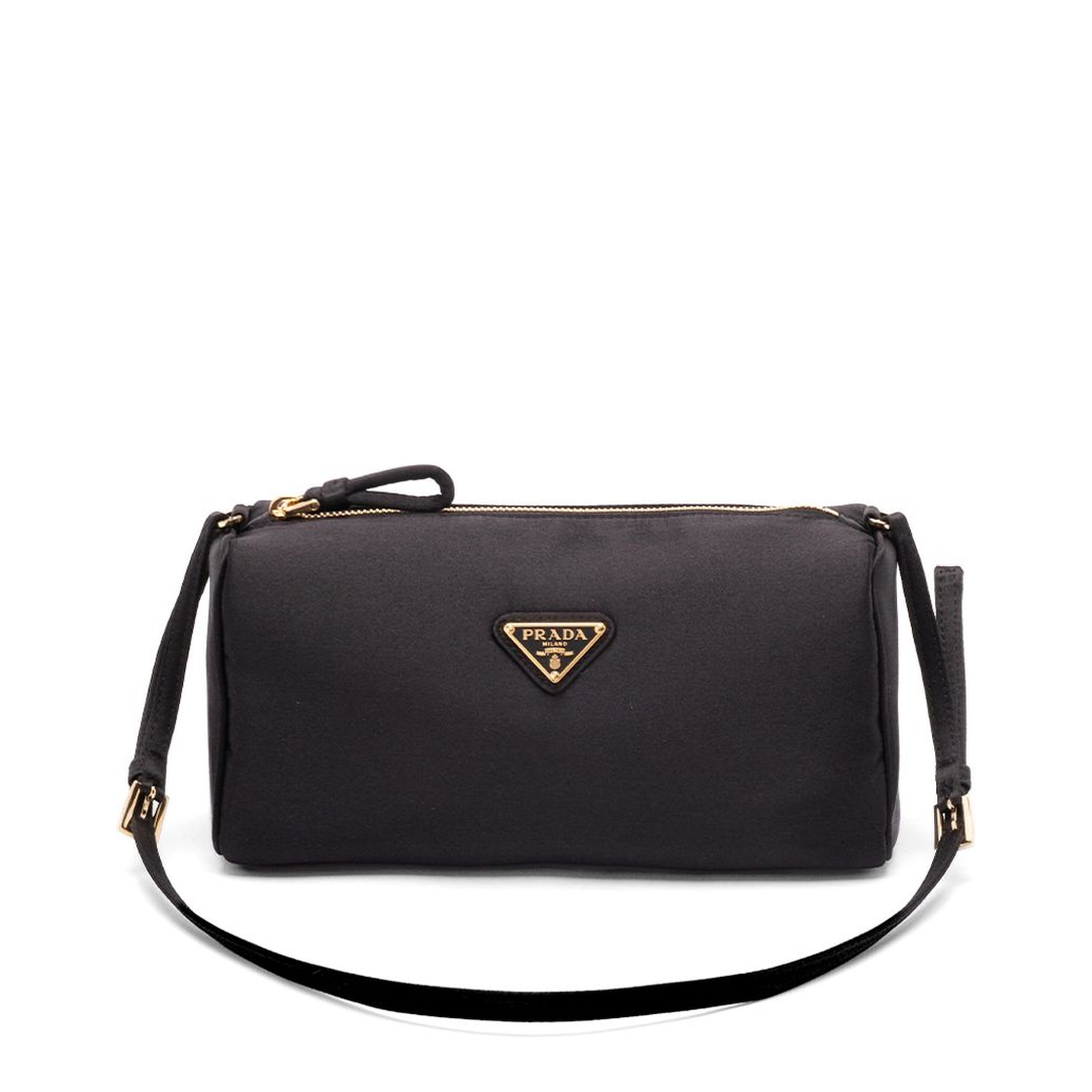 Black Satin Pouch