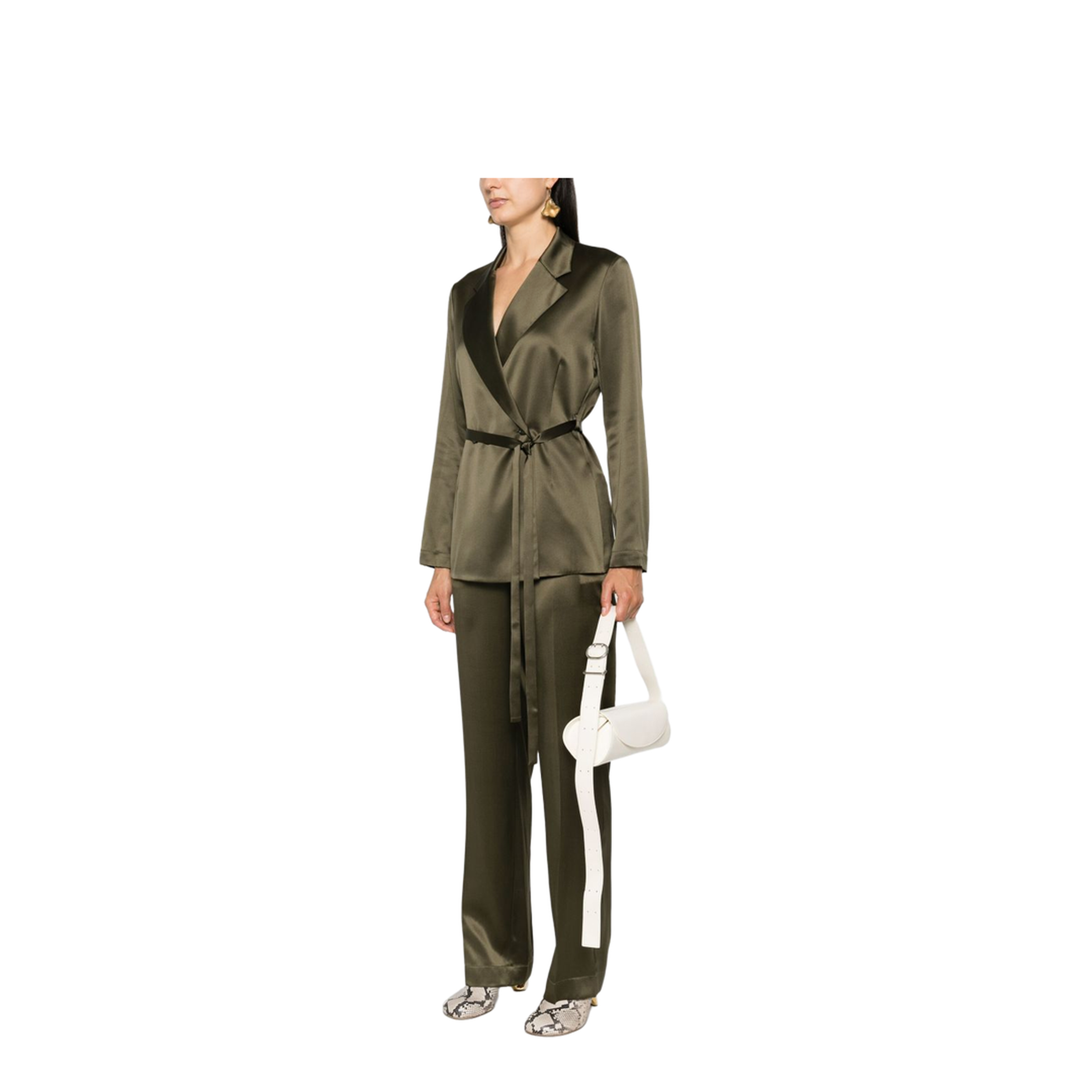 Cannolo Leather Shoulder Bag
