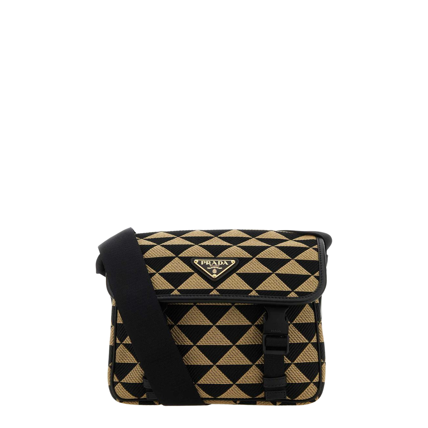 Embroidered Fabric Crossbody Bag
