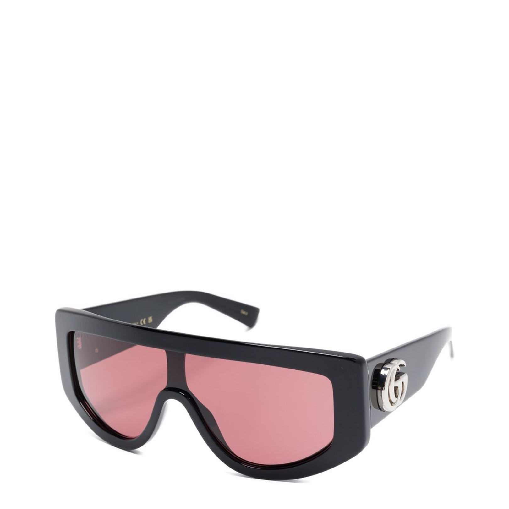 Rectangular Frame Sunglasses in Black