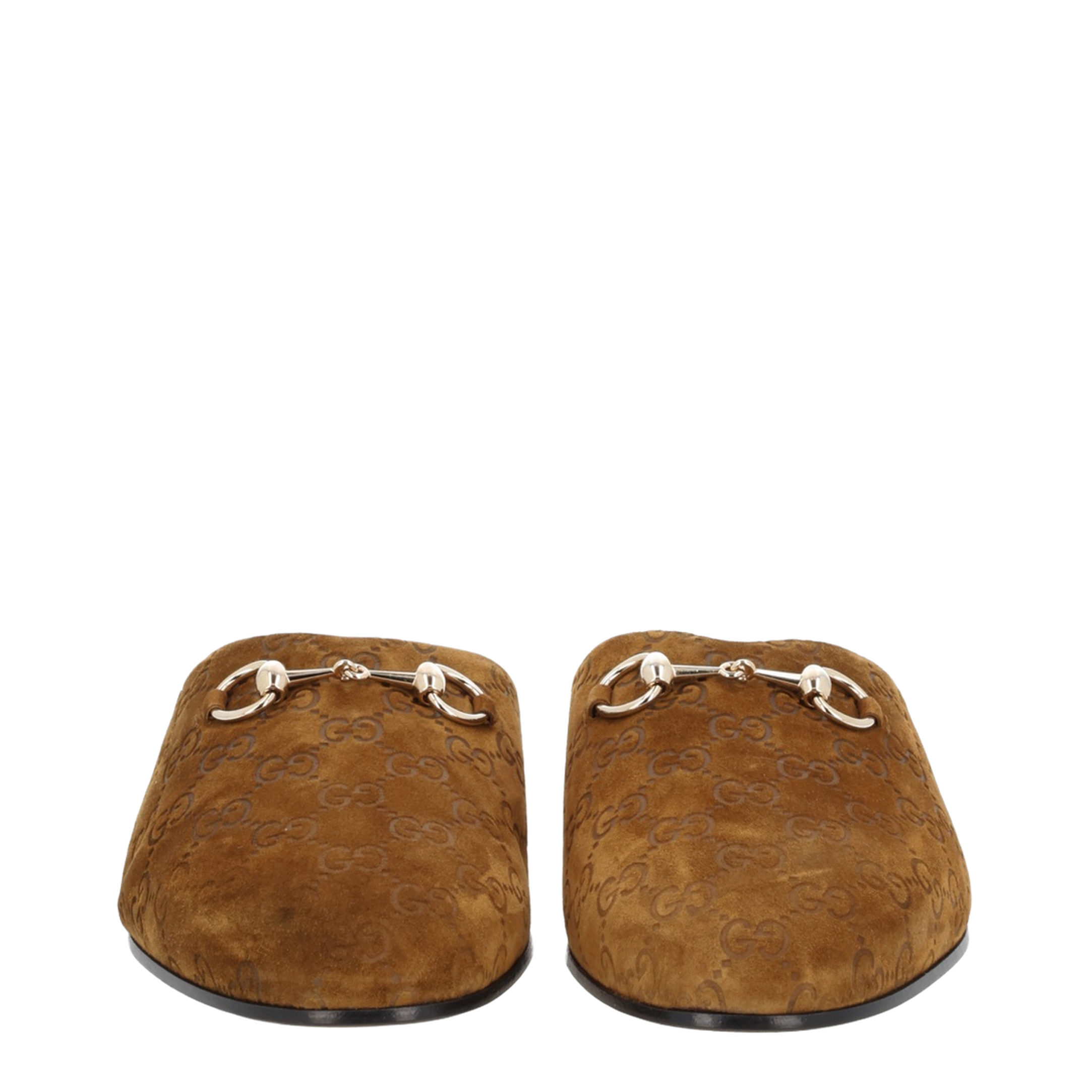 Horsebit Mule Brown Suede