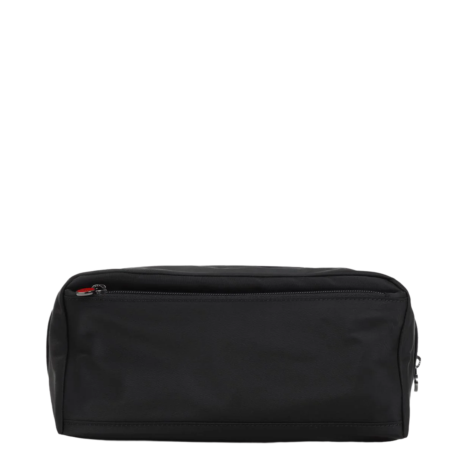 Sleek Black Wash Bag
